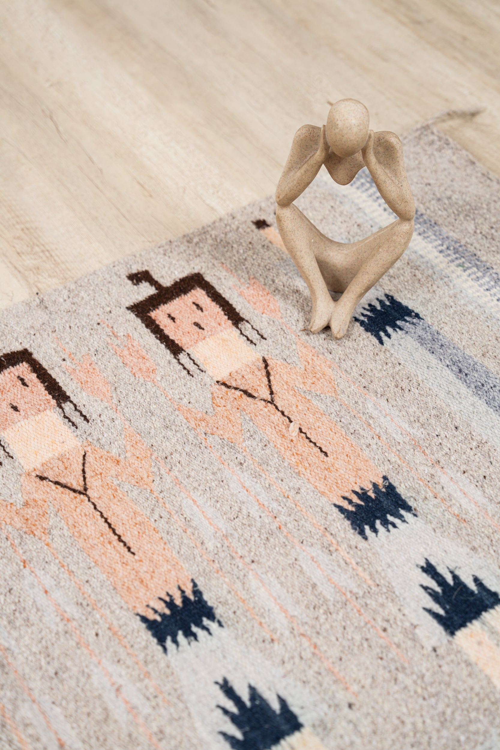 Vintage Mexican Tapestry 4'7" x 2'5"