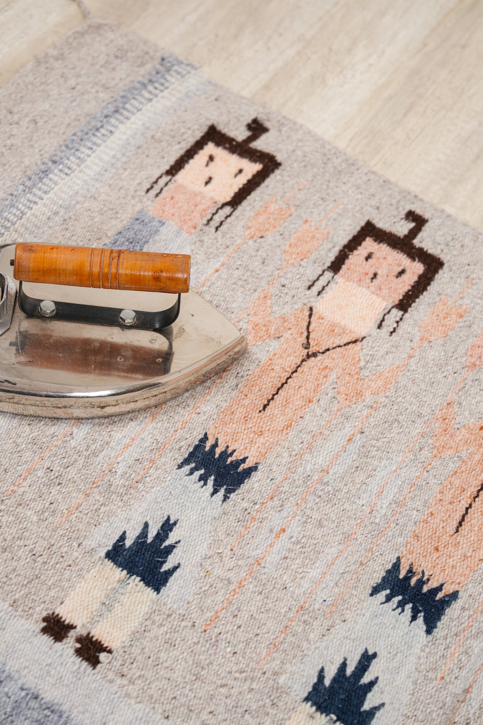 Vintage Mexican Tapestry 4'7" x 2'5"