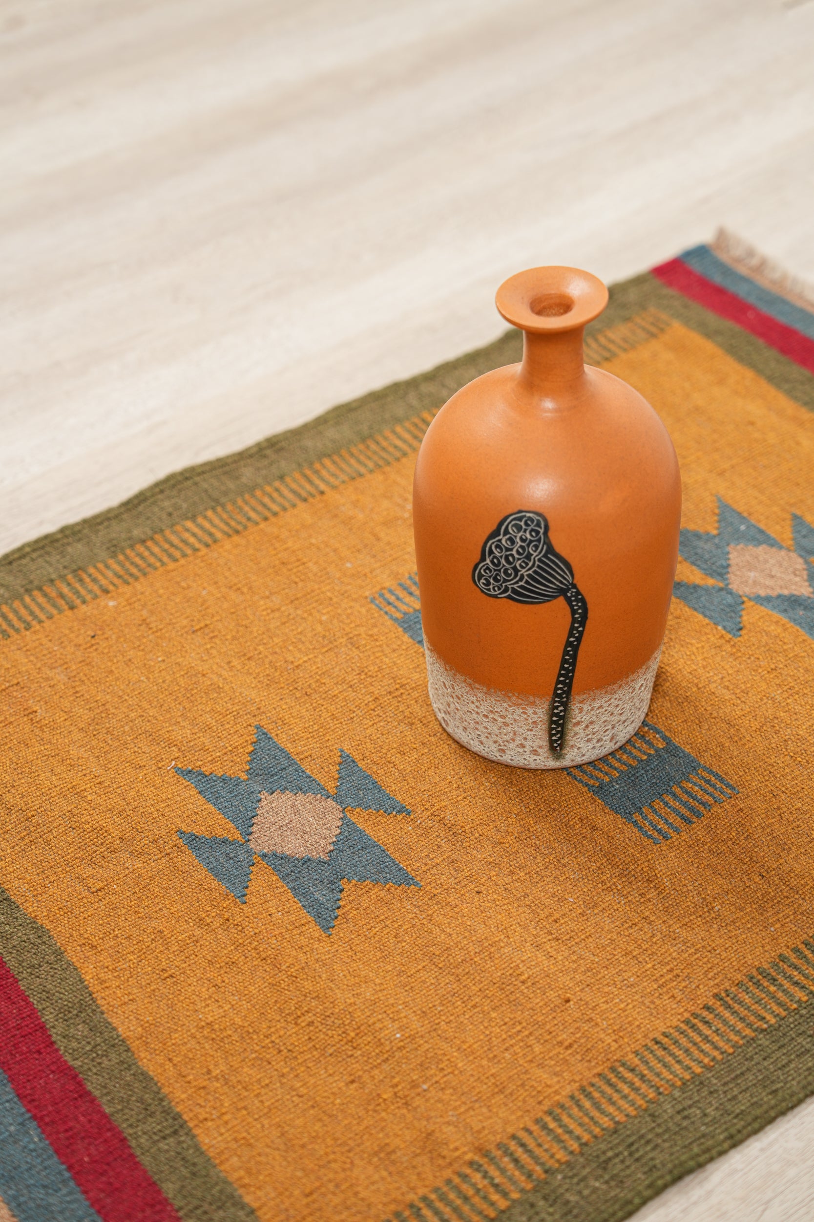 Vintage Turkish Tribal Kilim 2'10" x 2'