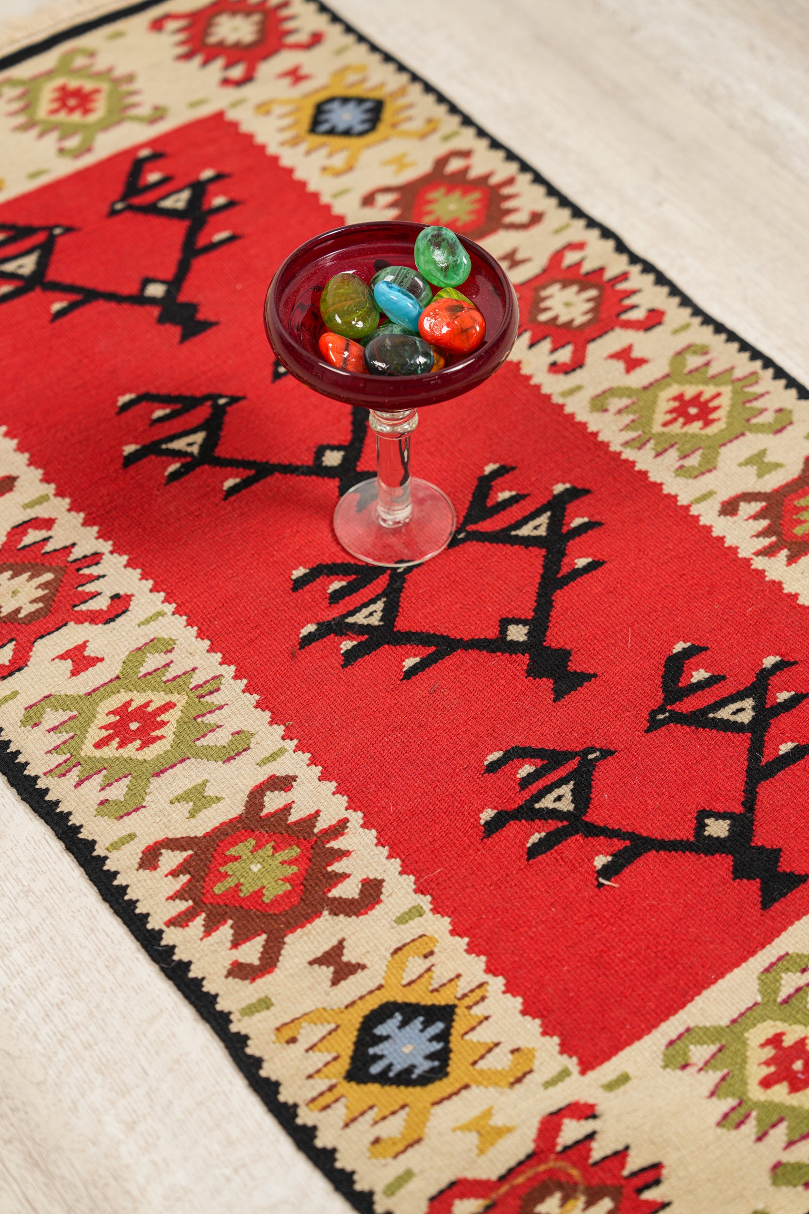 Antique Turkish Sarkoy Kilim 3'2" x 1'8"