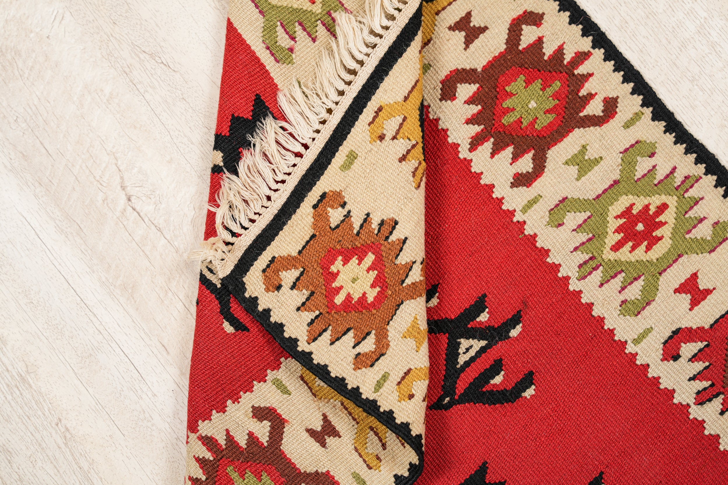 Antique Turkish Sarkoy Kilim 3'2" x 1'8"