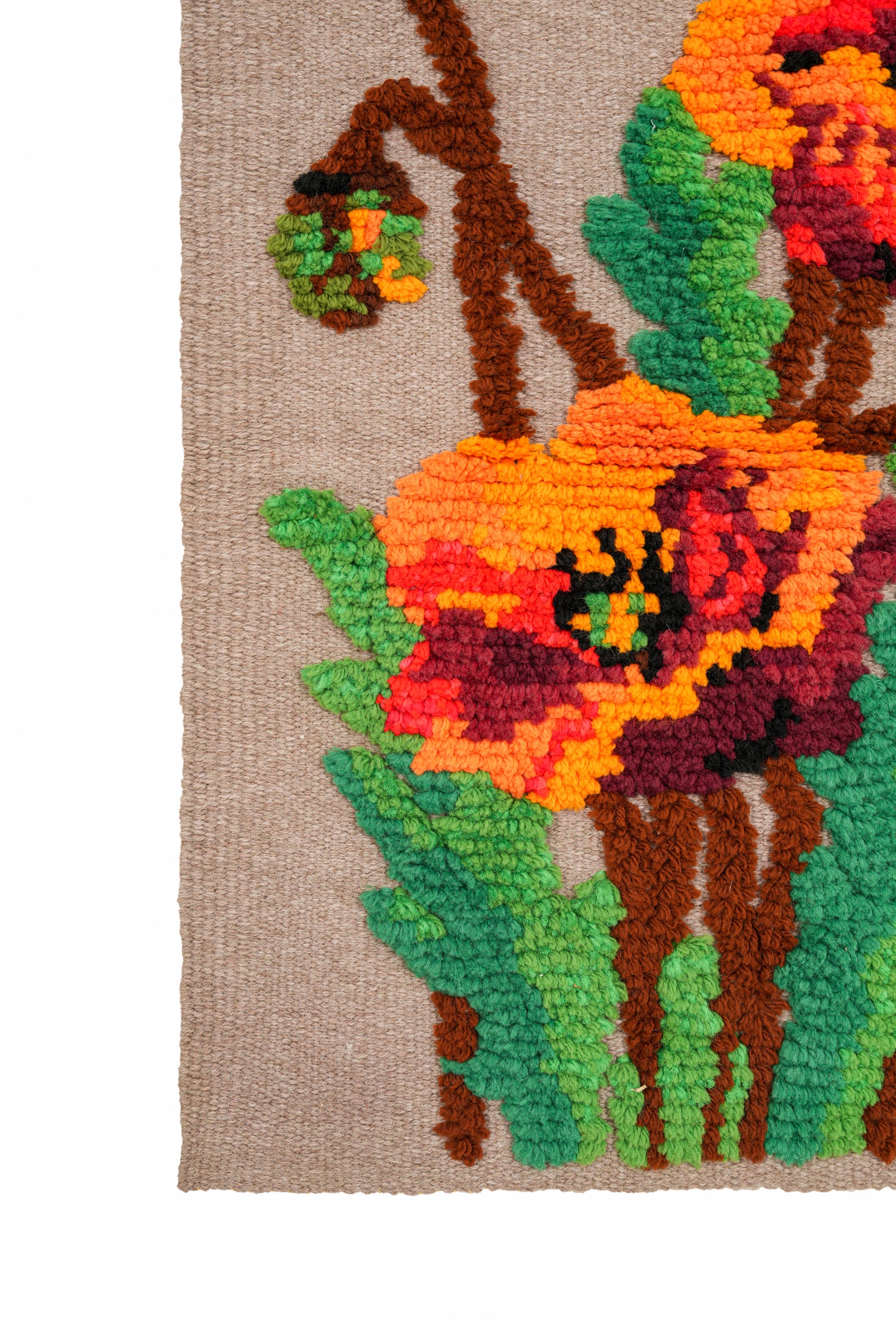 Vintage Scandinavian Tapestry 3' x 1'10''