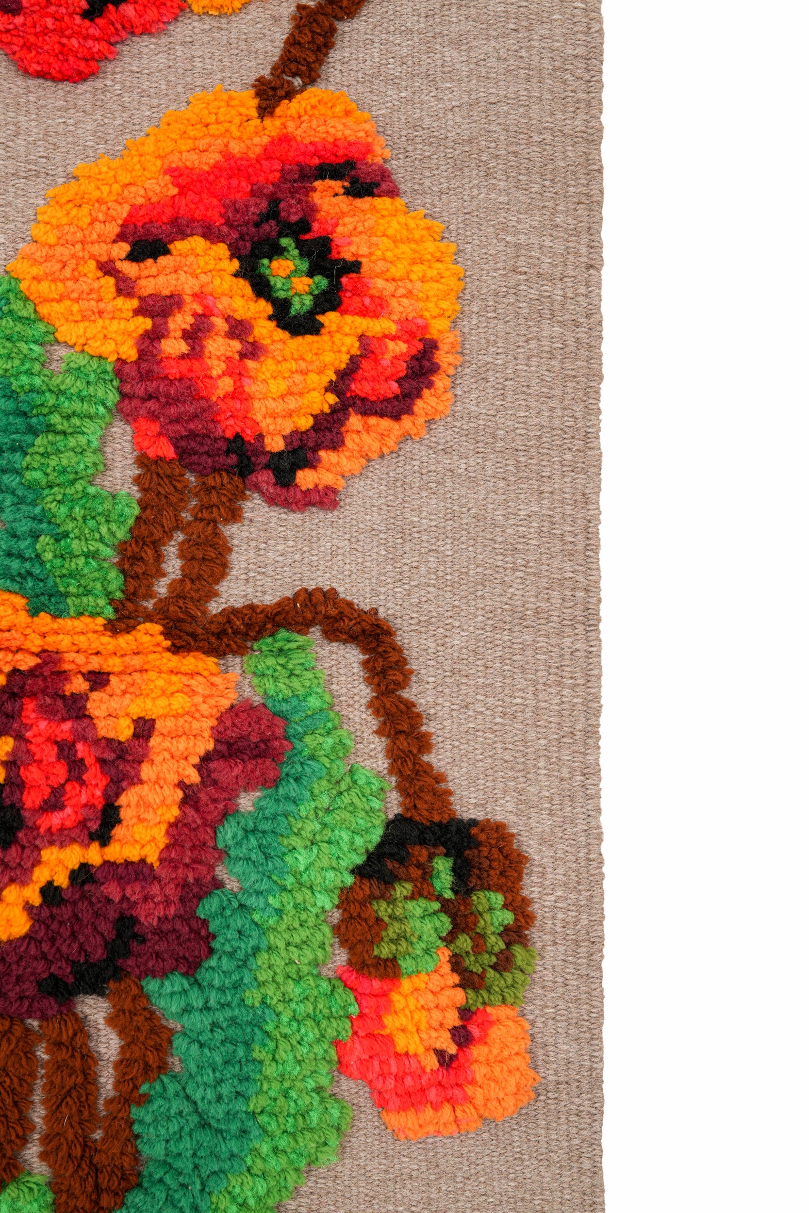 Vintage Scandinavian Tapestry 3' x 1'10''