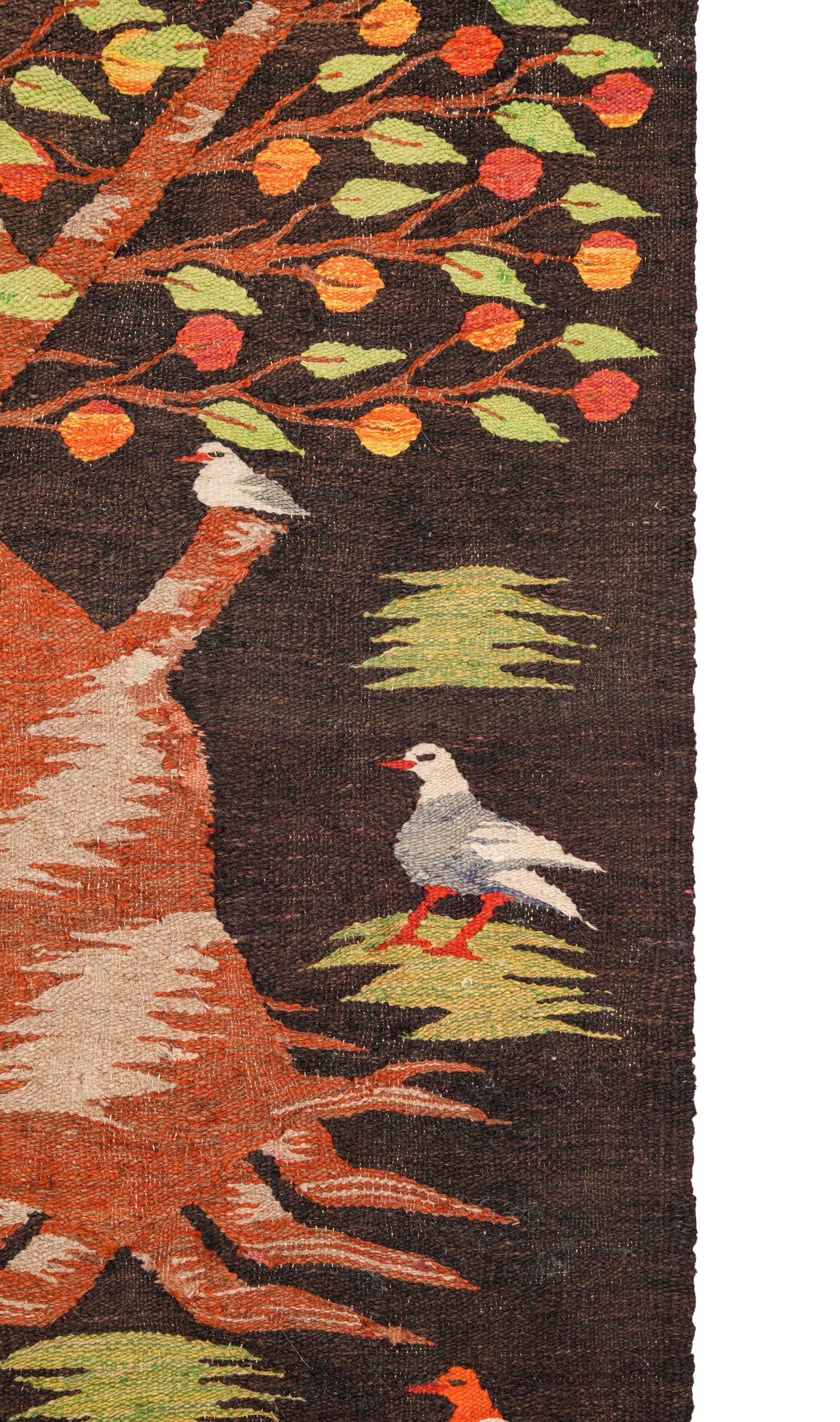 Vintage Scandinavian Tapestry 4'2" x 2'9"