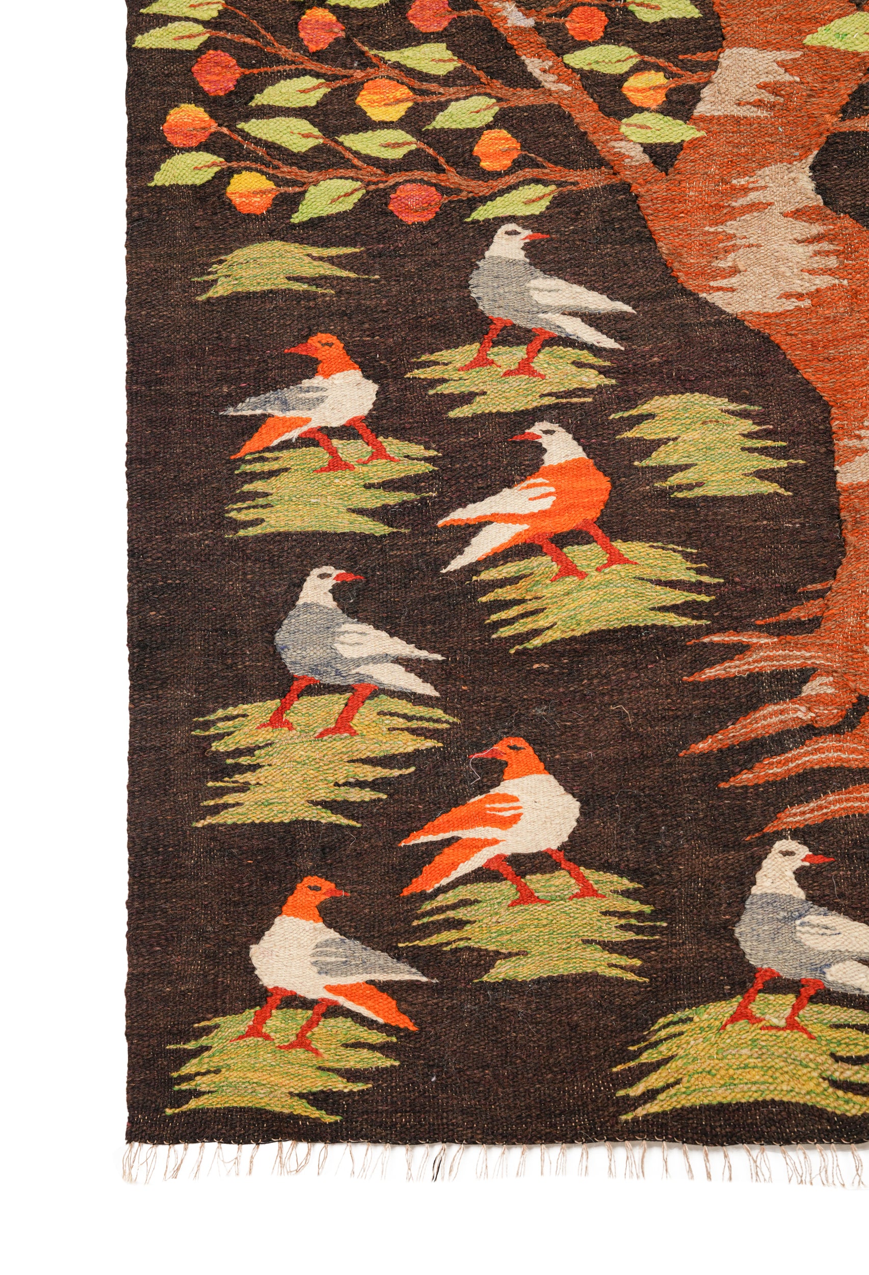 Vintage Scandinavian Tapestry 4'2" x 2'9"