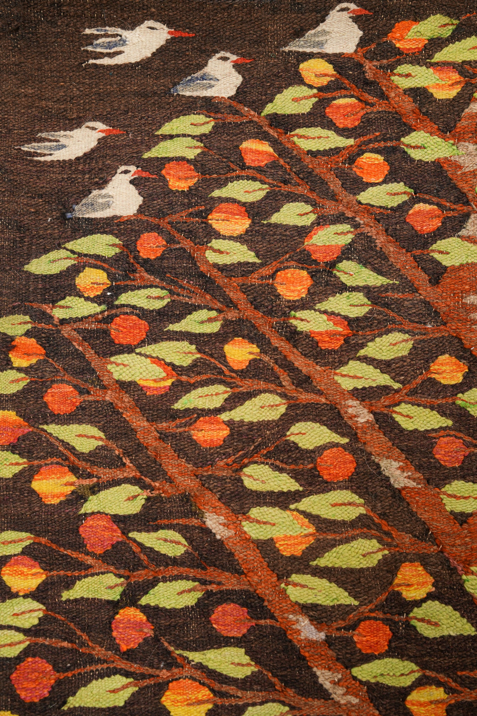 Vintage Scandinavian Tapestry 4'2" x 2'9"