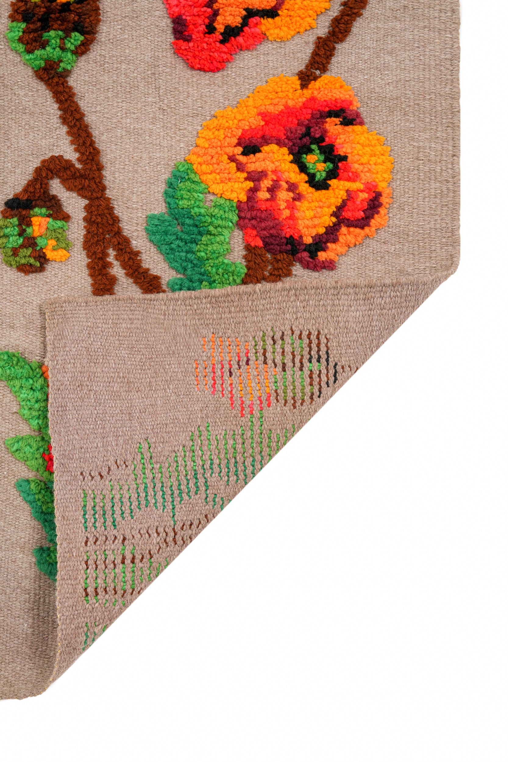 Vintage Scandinavian Tapestry 3' x 1'10''