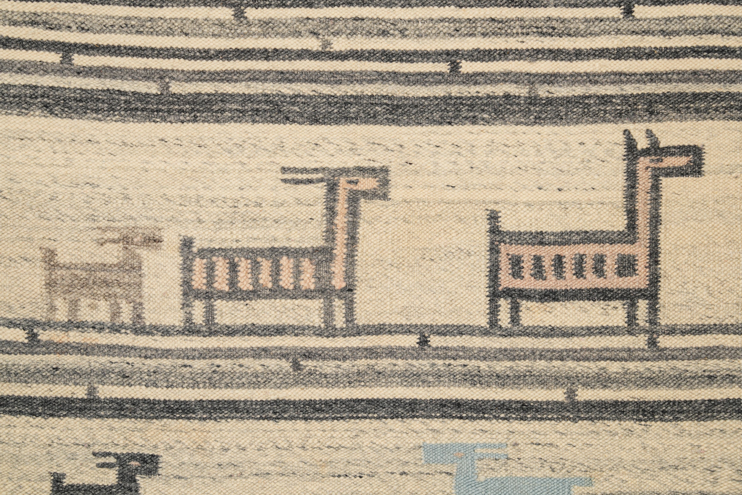Vintage Moroccan Kilim 4'8" X 2'5"