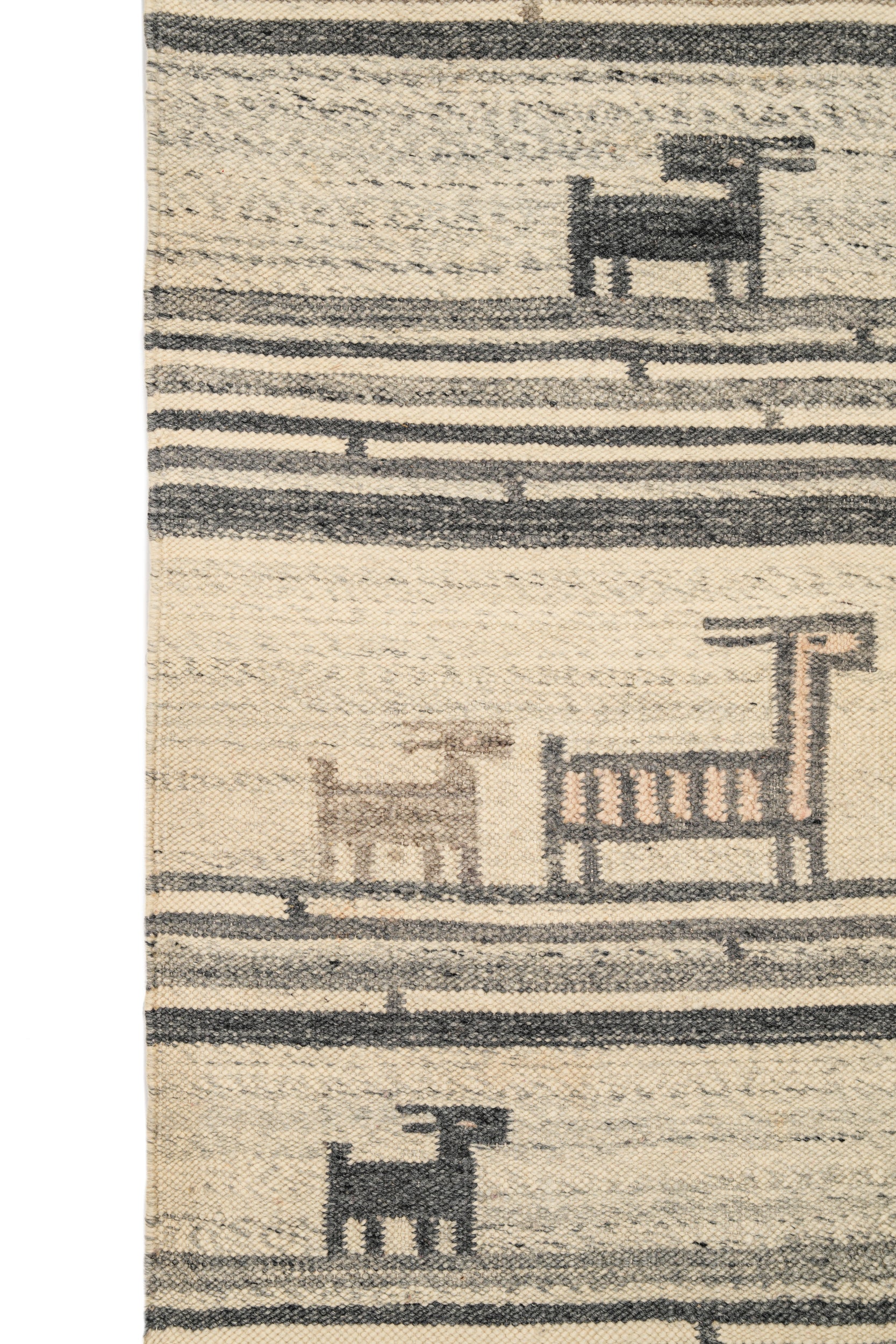 Vintage Moroccan Kilim 4'8" X 2'5"