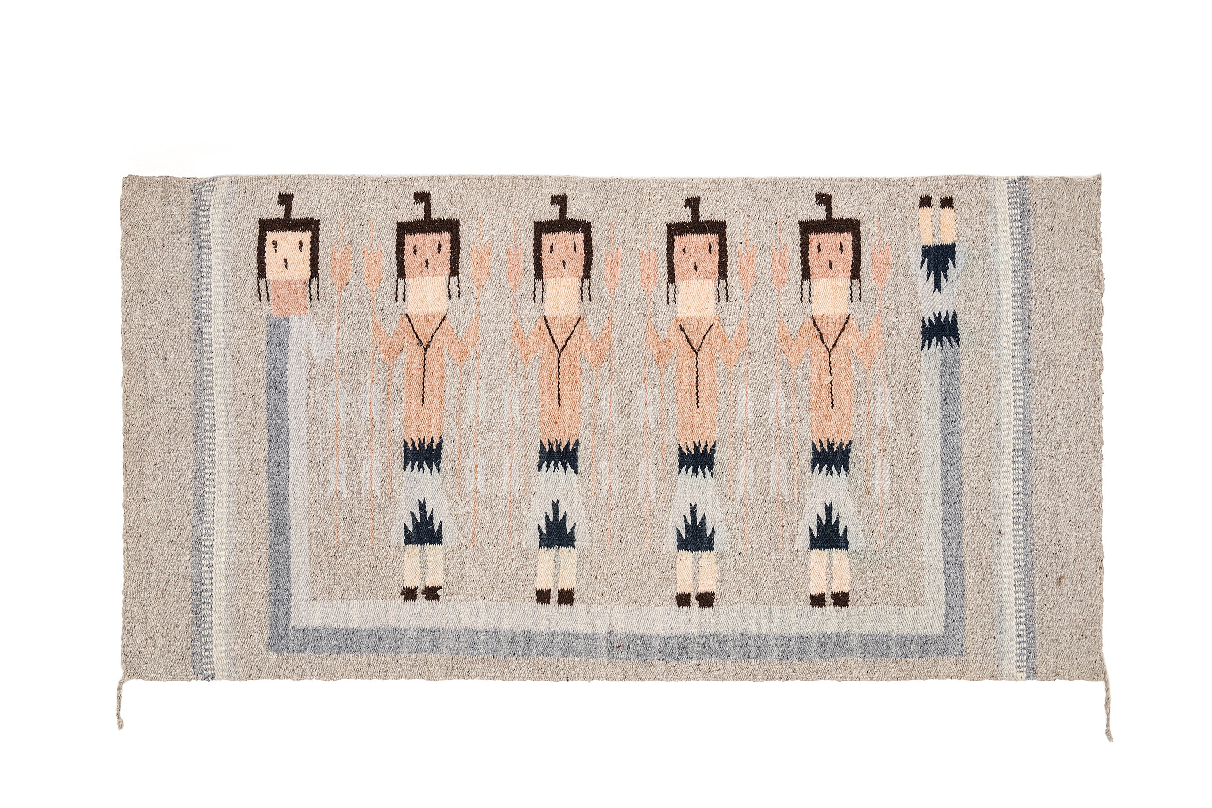 Vintage Mexican Tapestry 4'7" x 2'5"