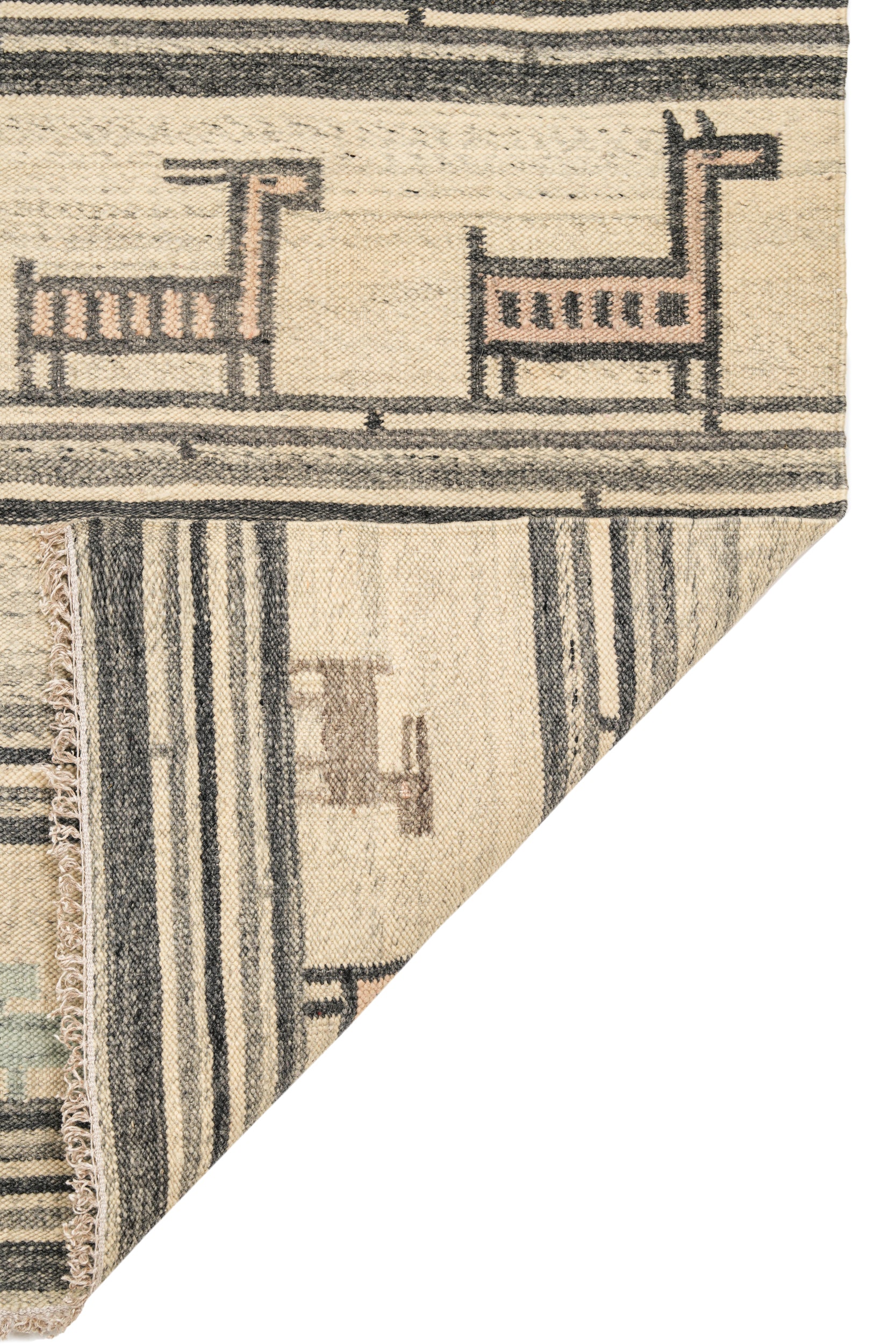 Vintage Moroccan Kilim 4'8" X 2'5"