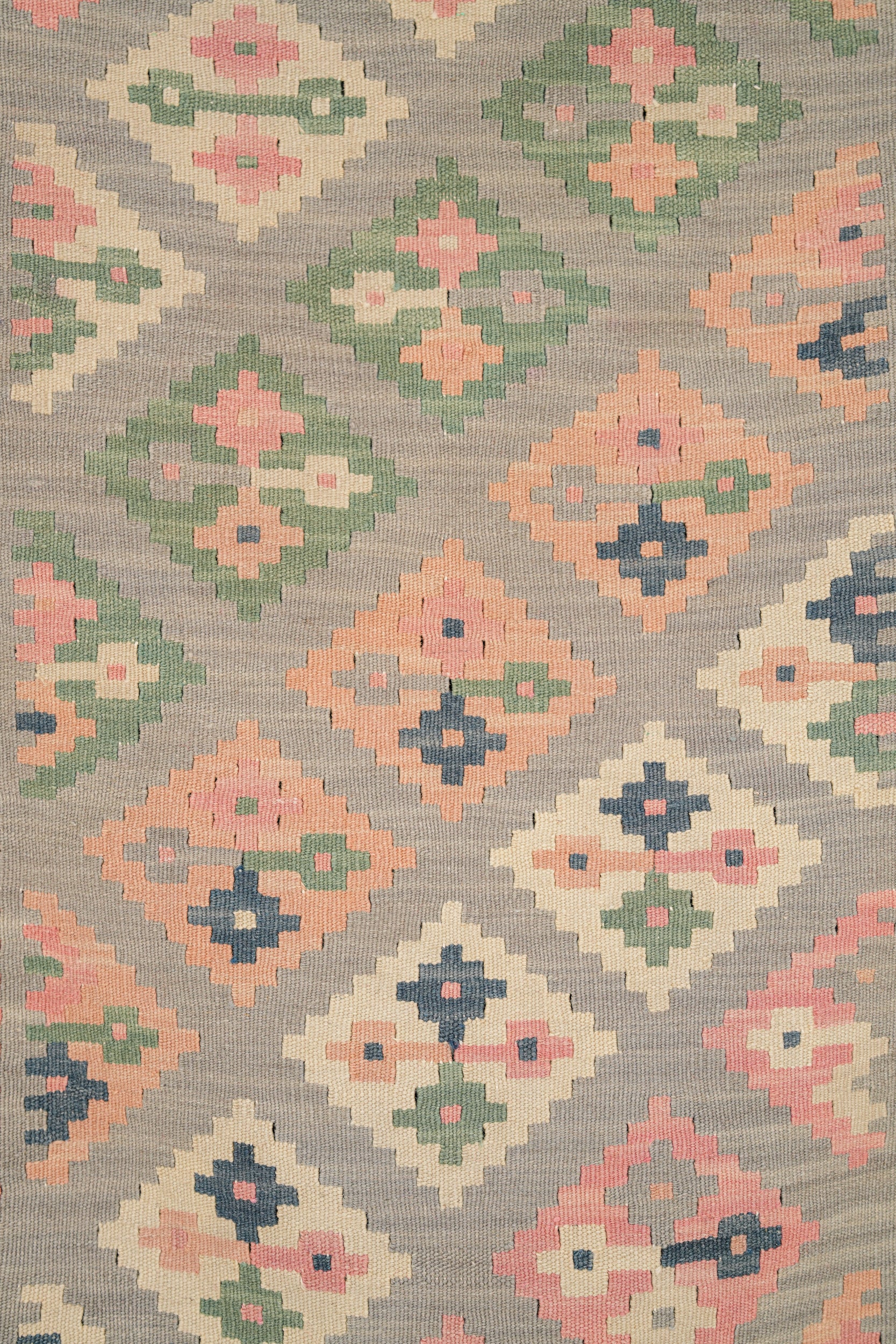 Vintage Turkish Tribal Kilim 4' x 2'10"