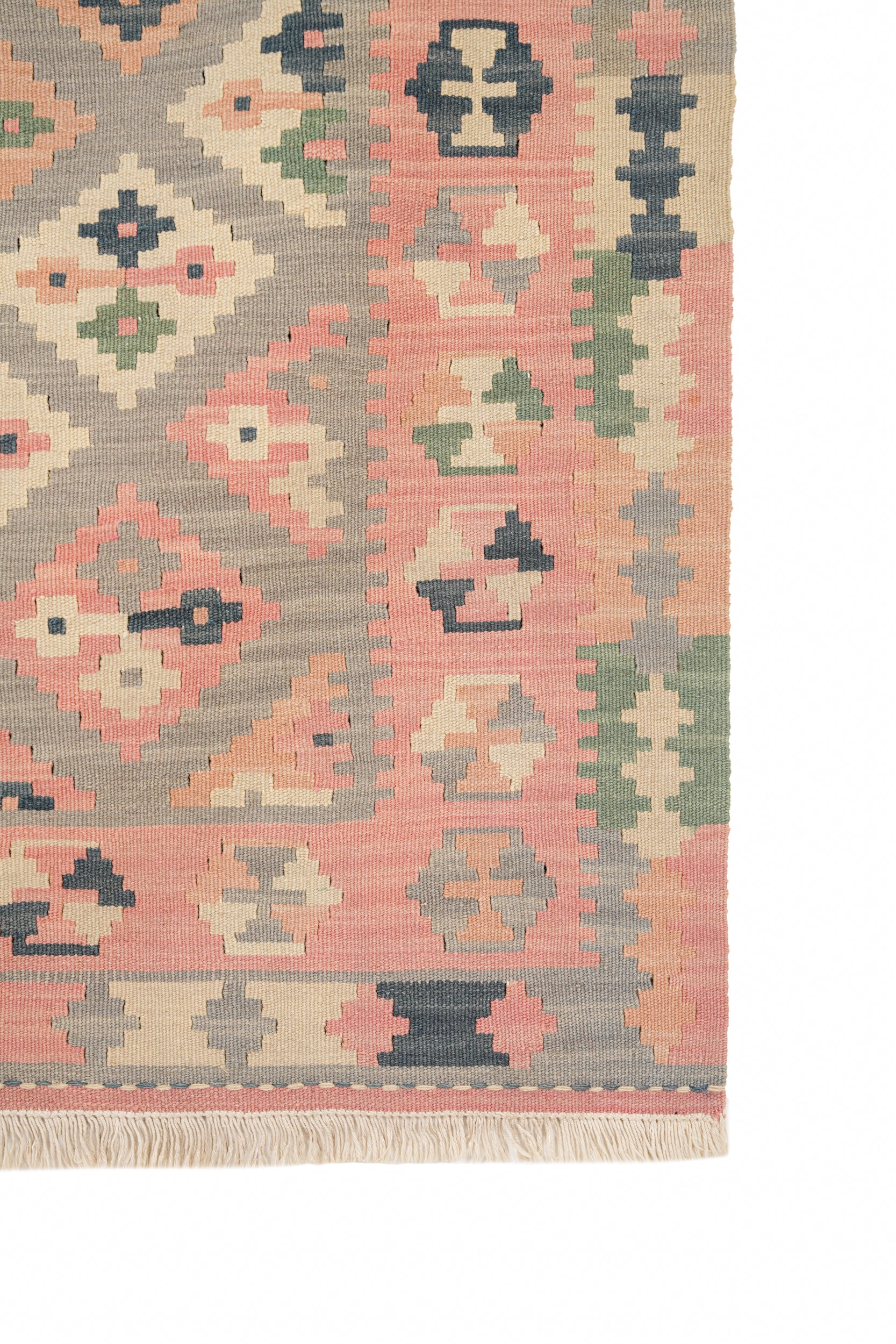 Vintage Turkish Tribal Kilim 4' x 2'10"
