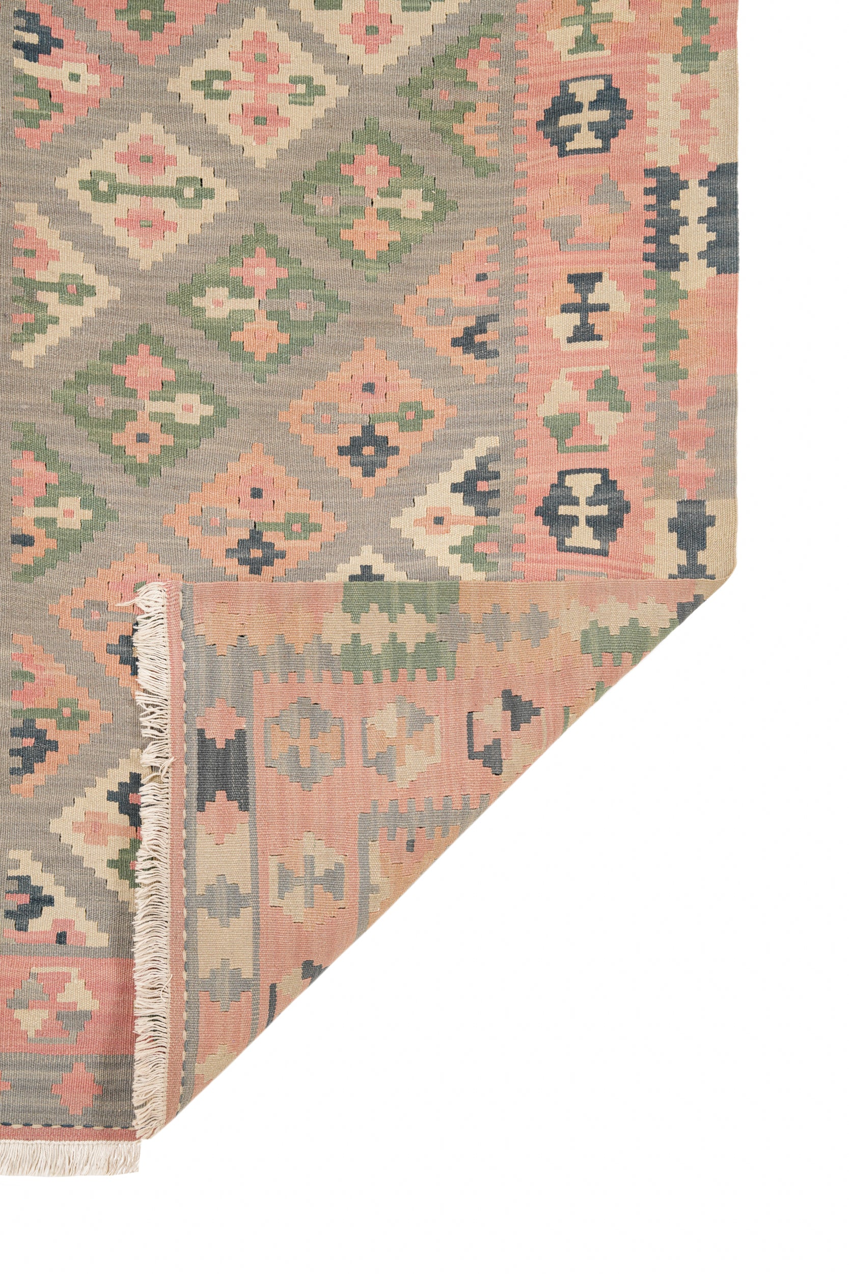 Vintage Turkish Tribal Kilim 4' x 2'10"