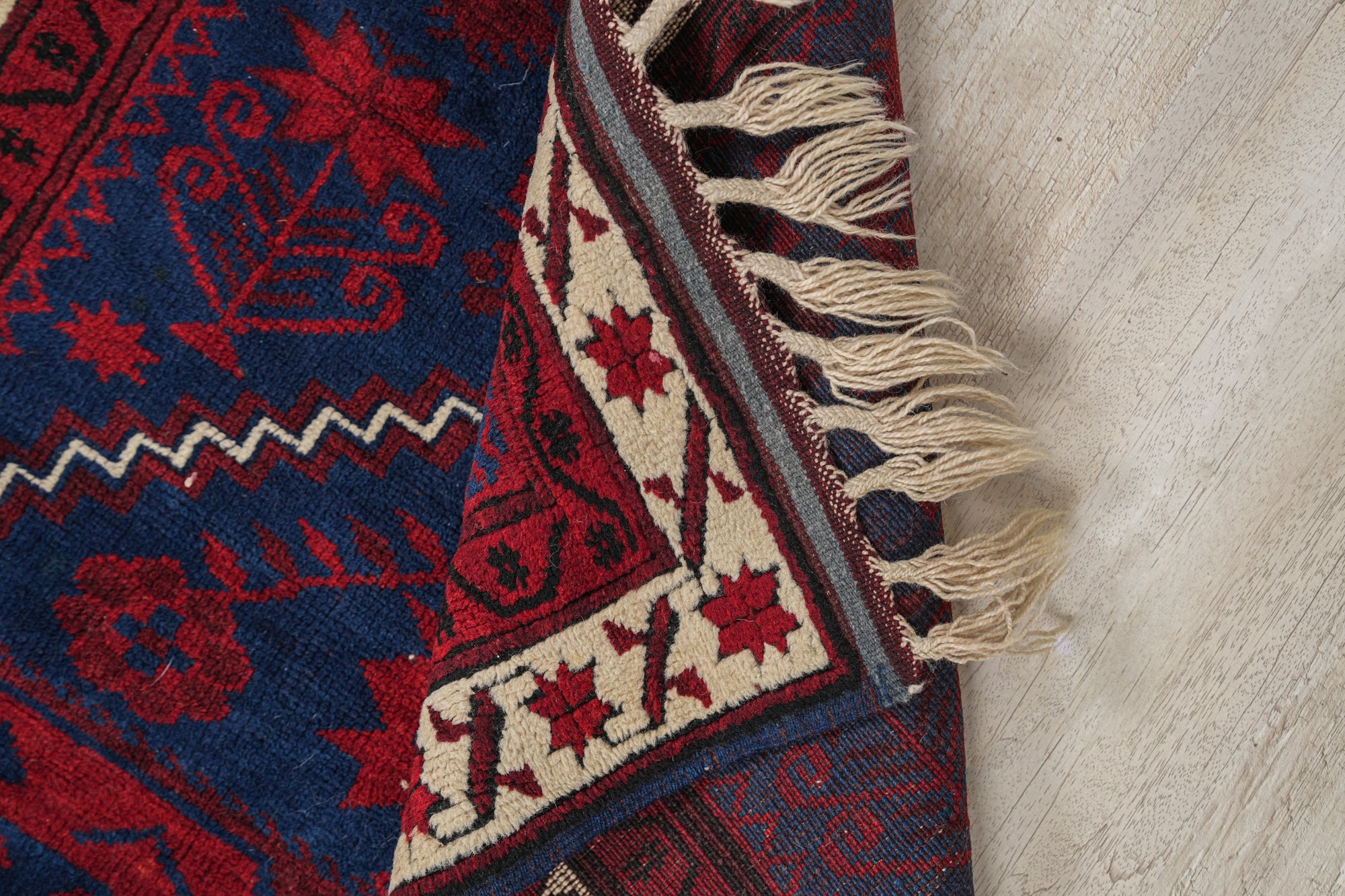 Vintage Turkish Tribal Rug 4'4" x 2'7"