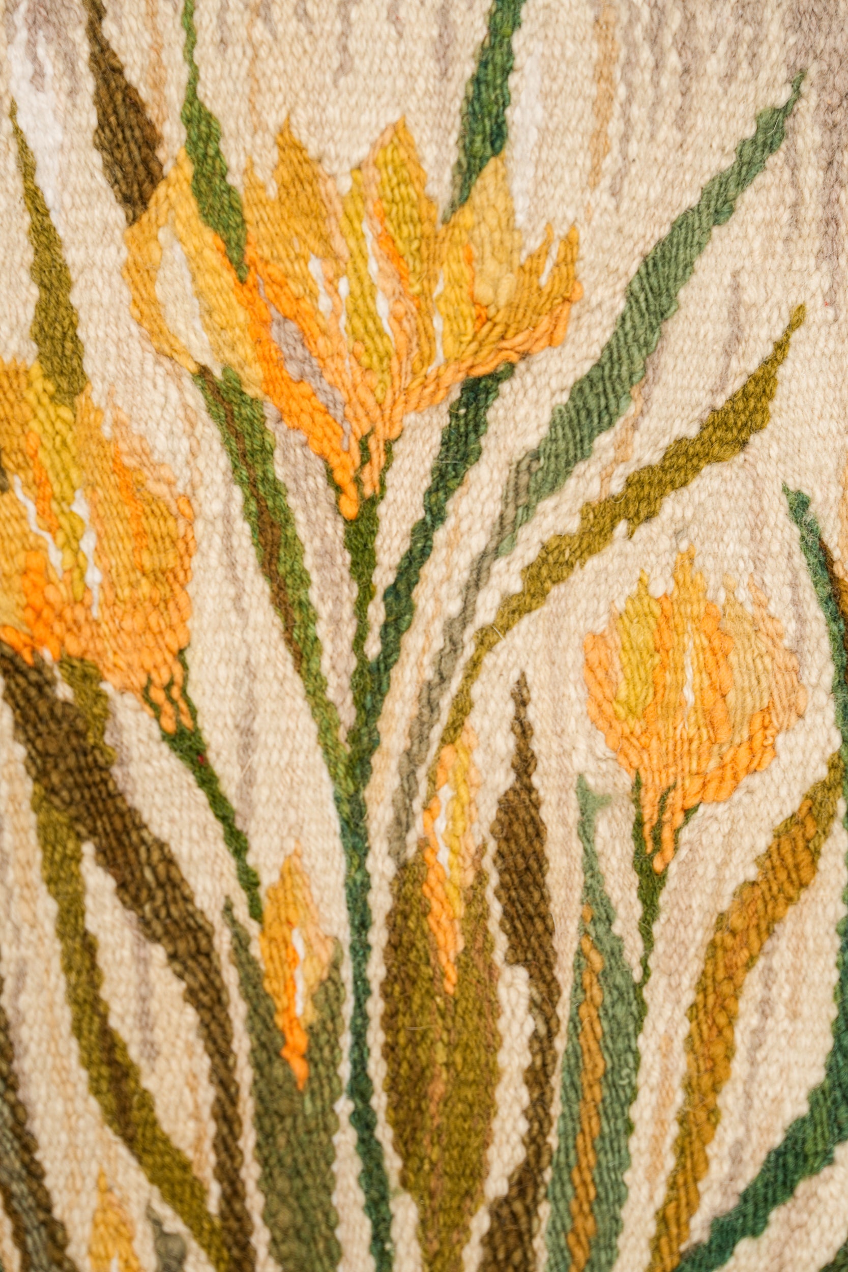Vintage Polish Flemish Tapestry 1'10" X 1'3"