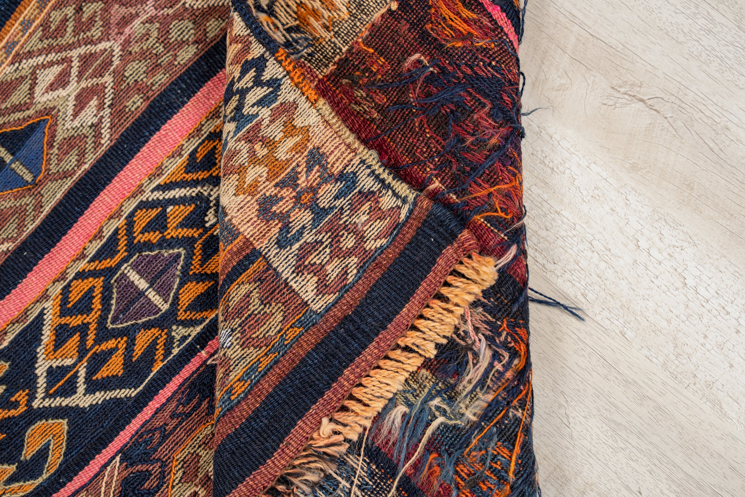 Antique Anatolian Kilim Fragment 3' X 2'4"