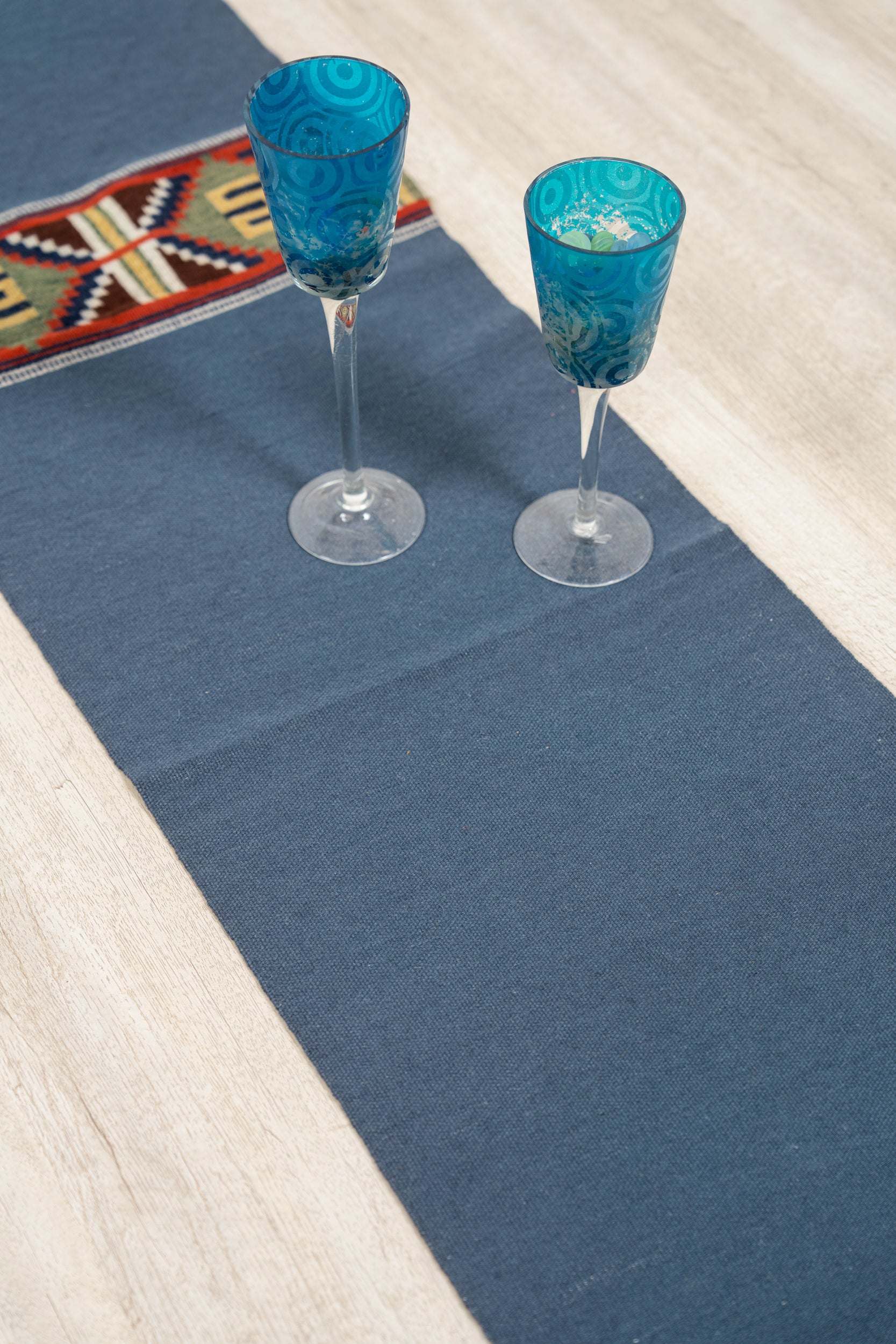 Vintage Scandinavian Table runner 5'8" x 1'4"