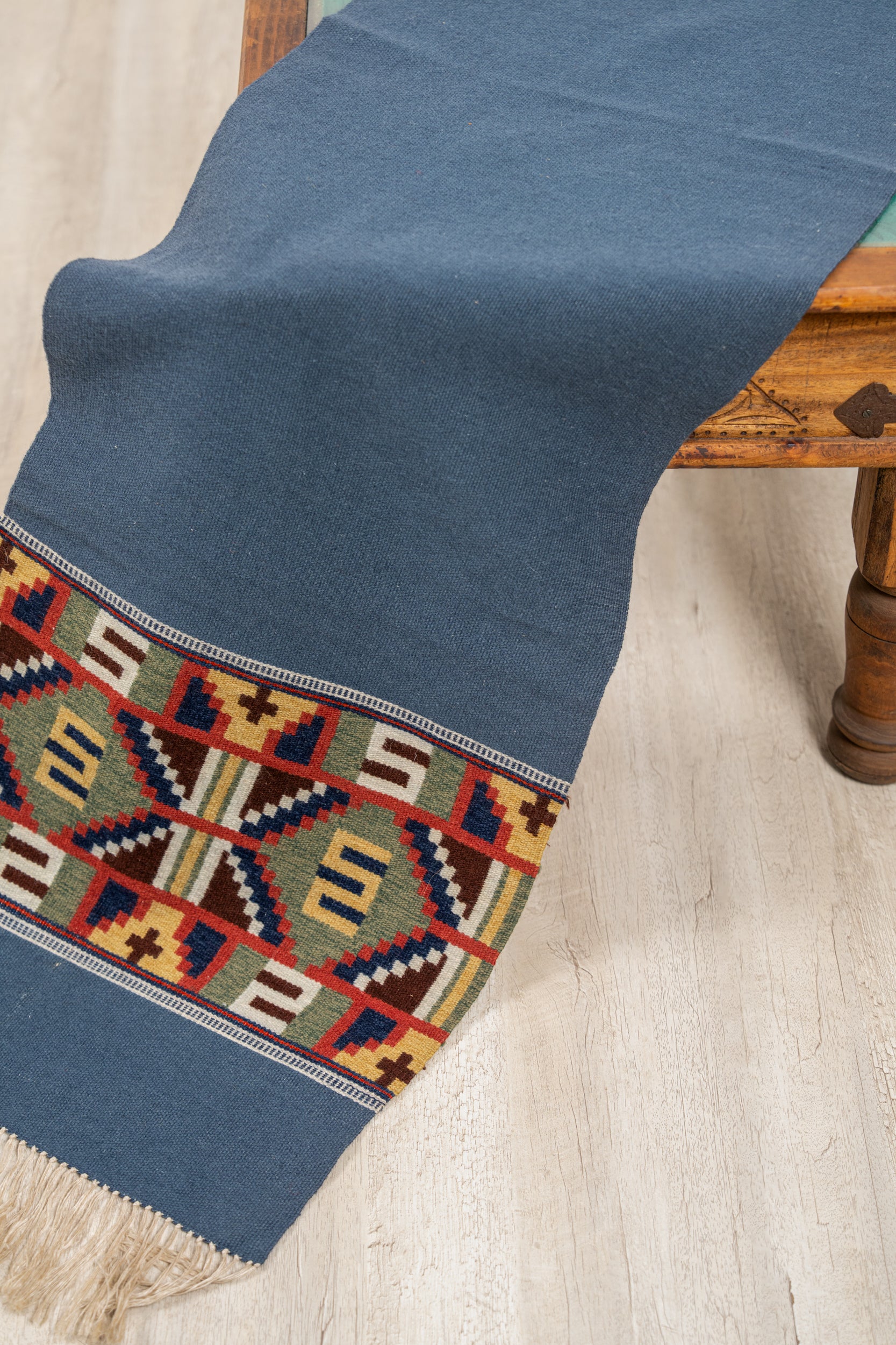 Vintage Scandinavian Table runner 5'8" x 1'4"