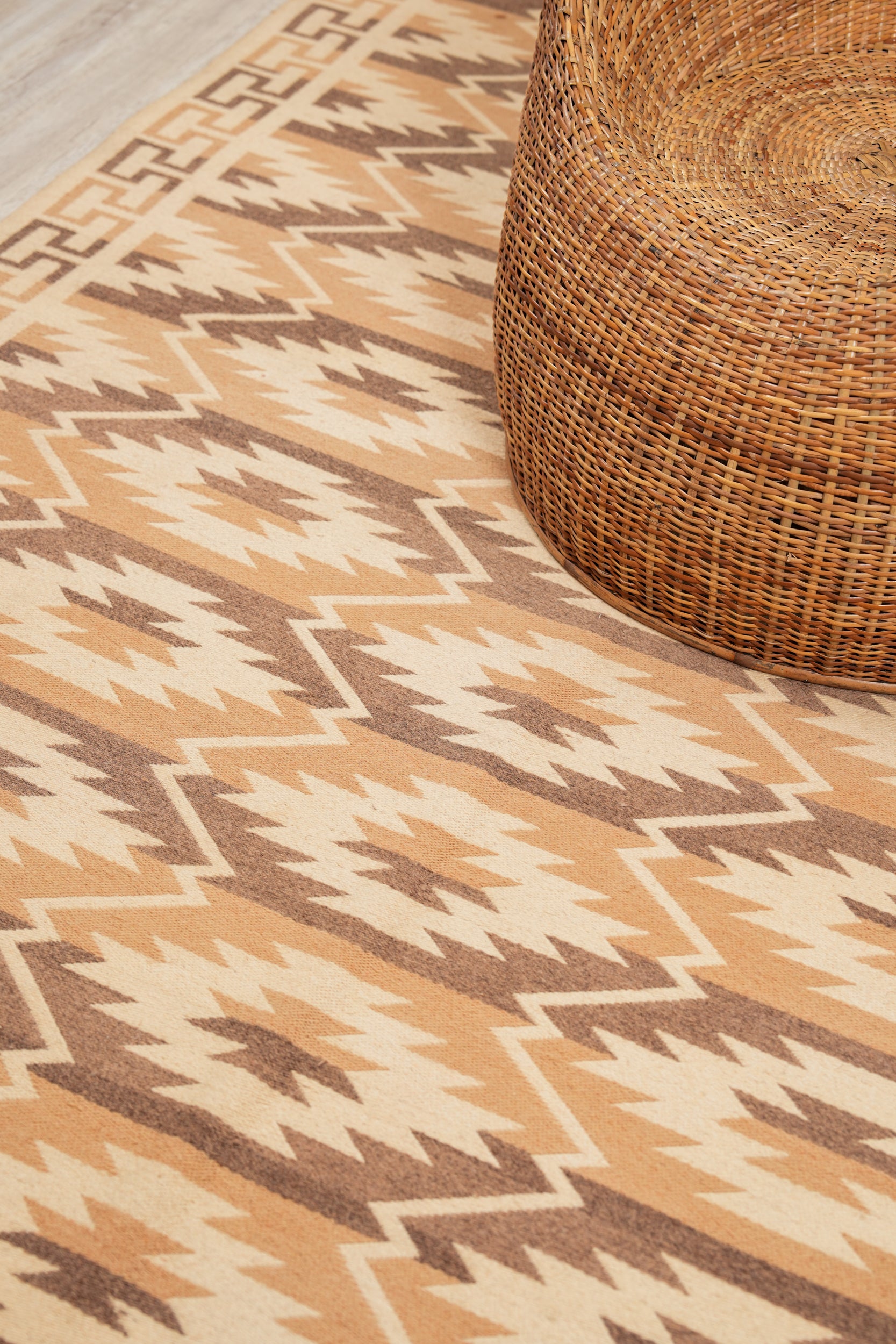 Vintage Scandinavian Loom Kilim 8' X 5'10"