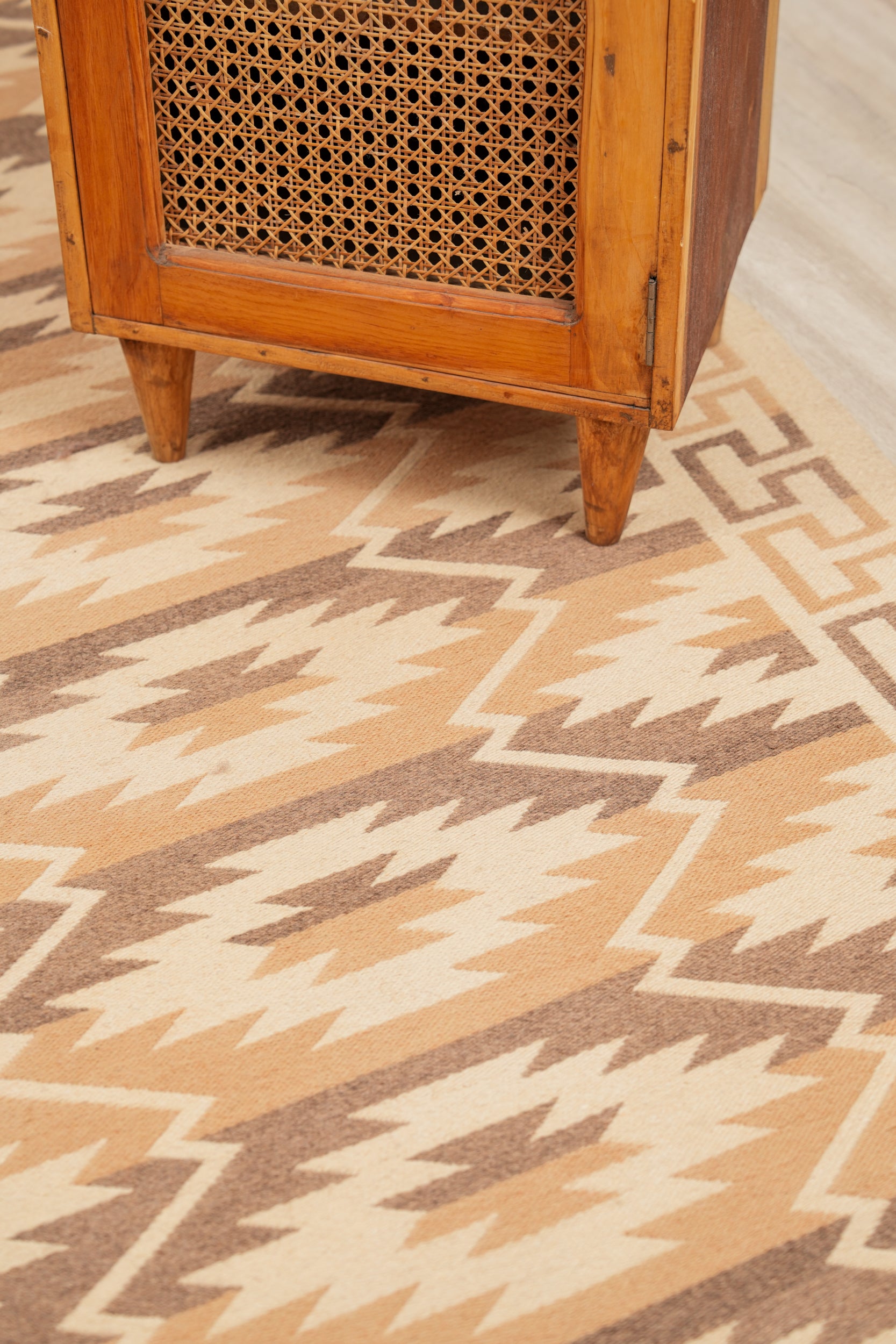 Vintage Scandinavian Loom Kilim 8' X 5'10"