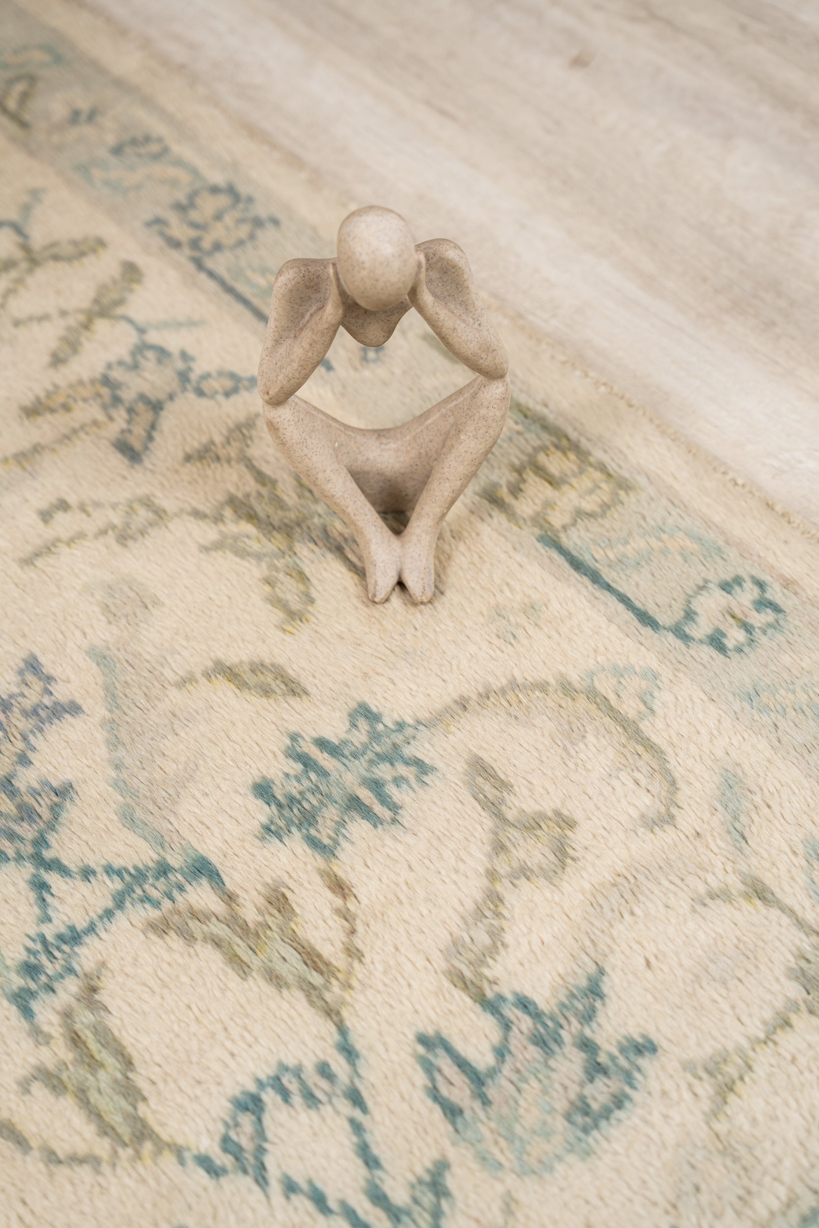 Vintage Turkish floral Rug 5'1" x 2'10"