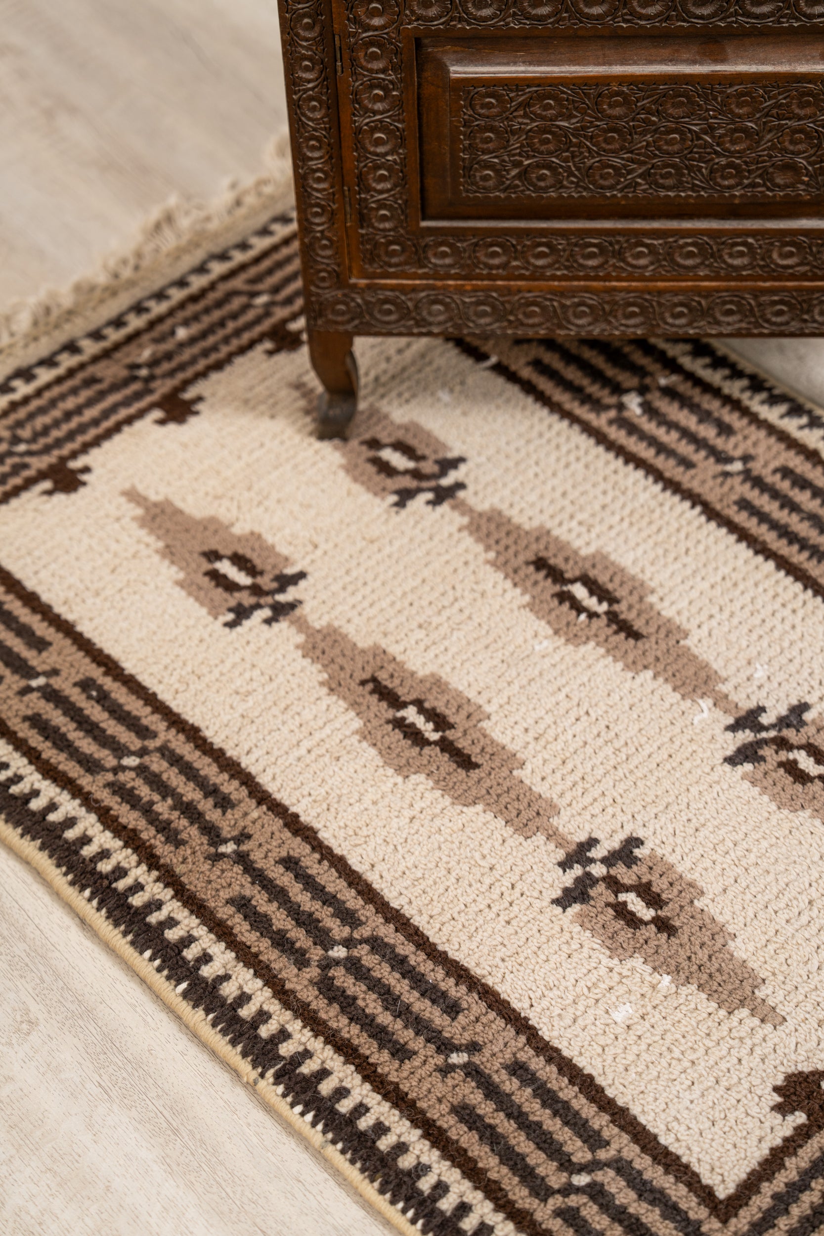 Vintage Moroccan Berber Rug 3'1" X 2'