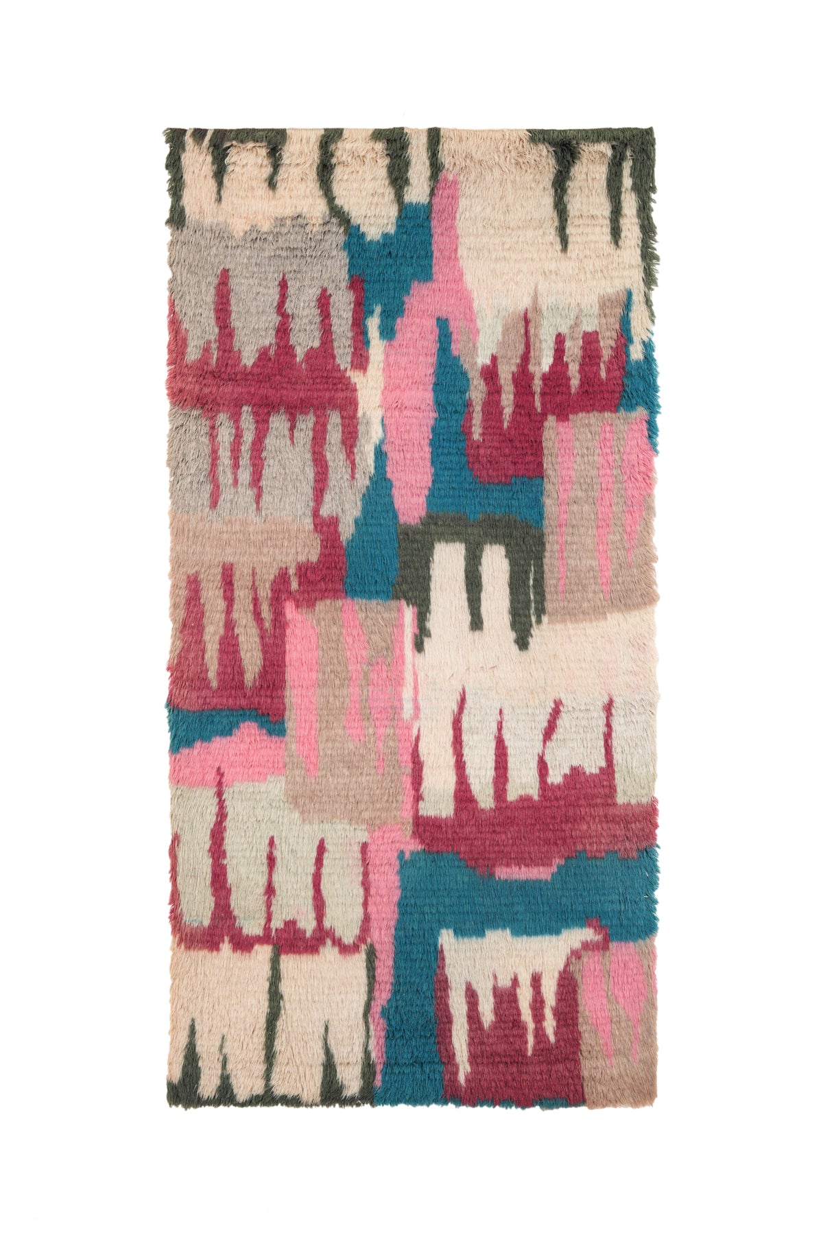 Vintage Moroccan Boujaad Rug 6' X 3'