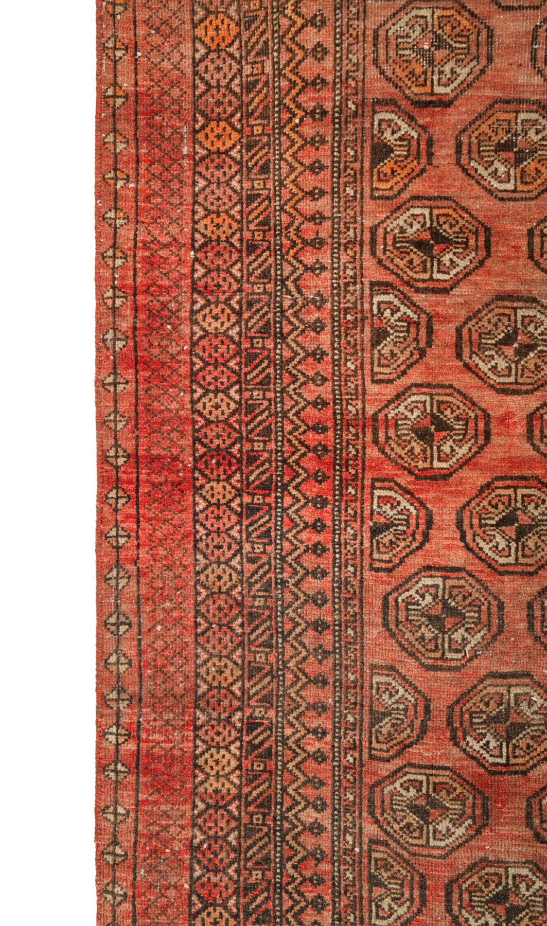 Vintage Turkmen Bokhara Rug 5'7" X 3'3"