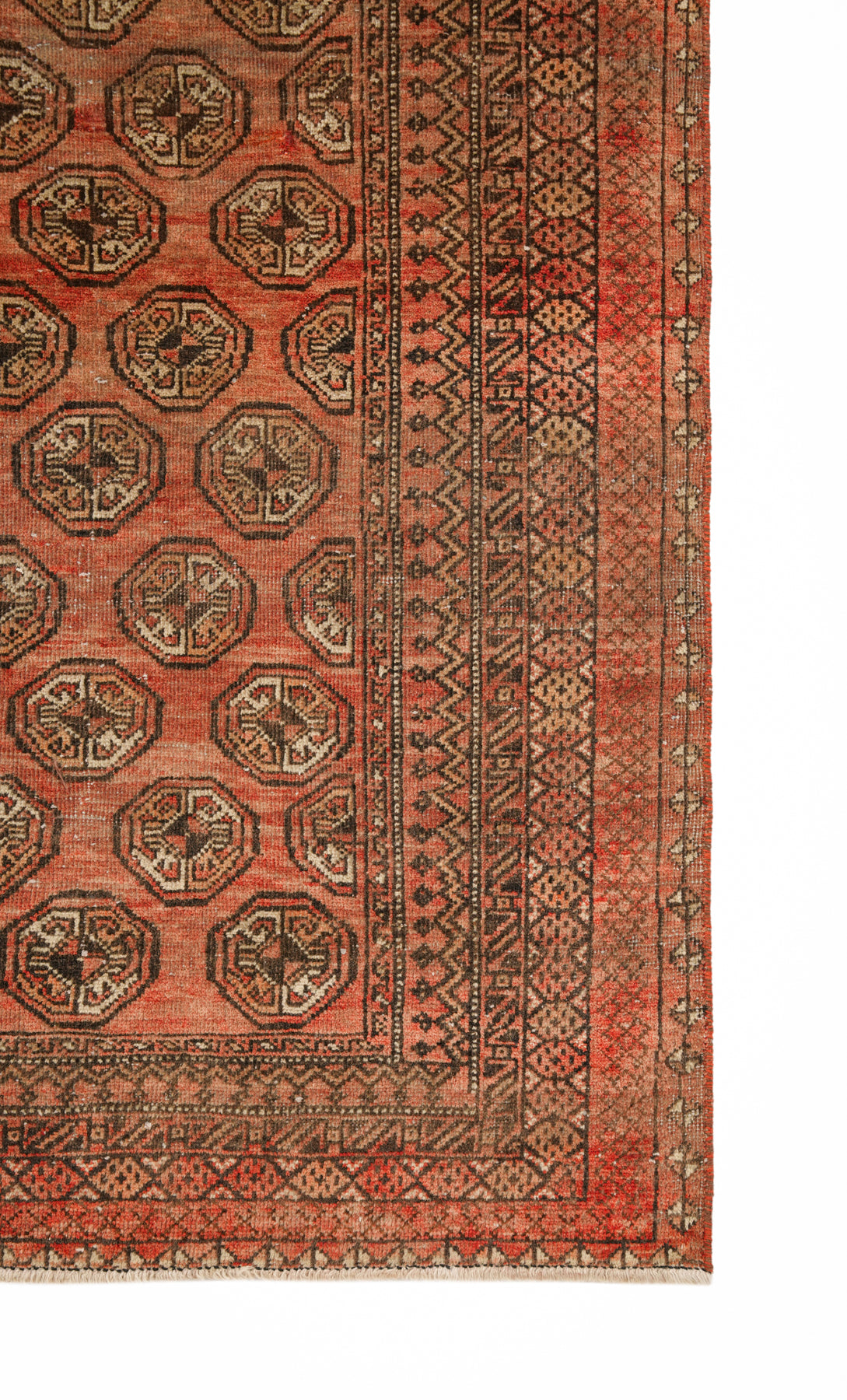 Vintage Turkmen Bokhara Rug 5'7" X 3'3"
