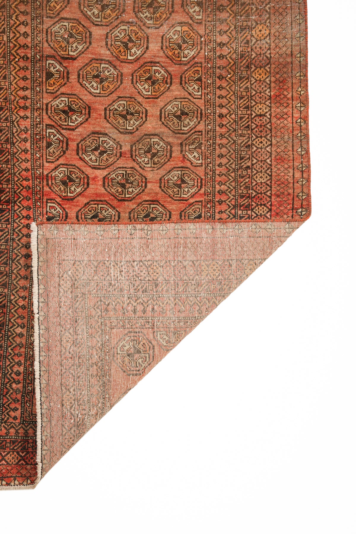 Vintage Turkmen Bokhara Rug 5'7" X 3'3"