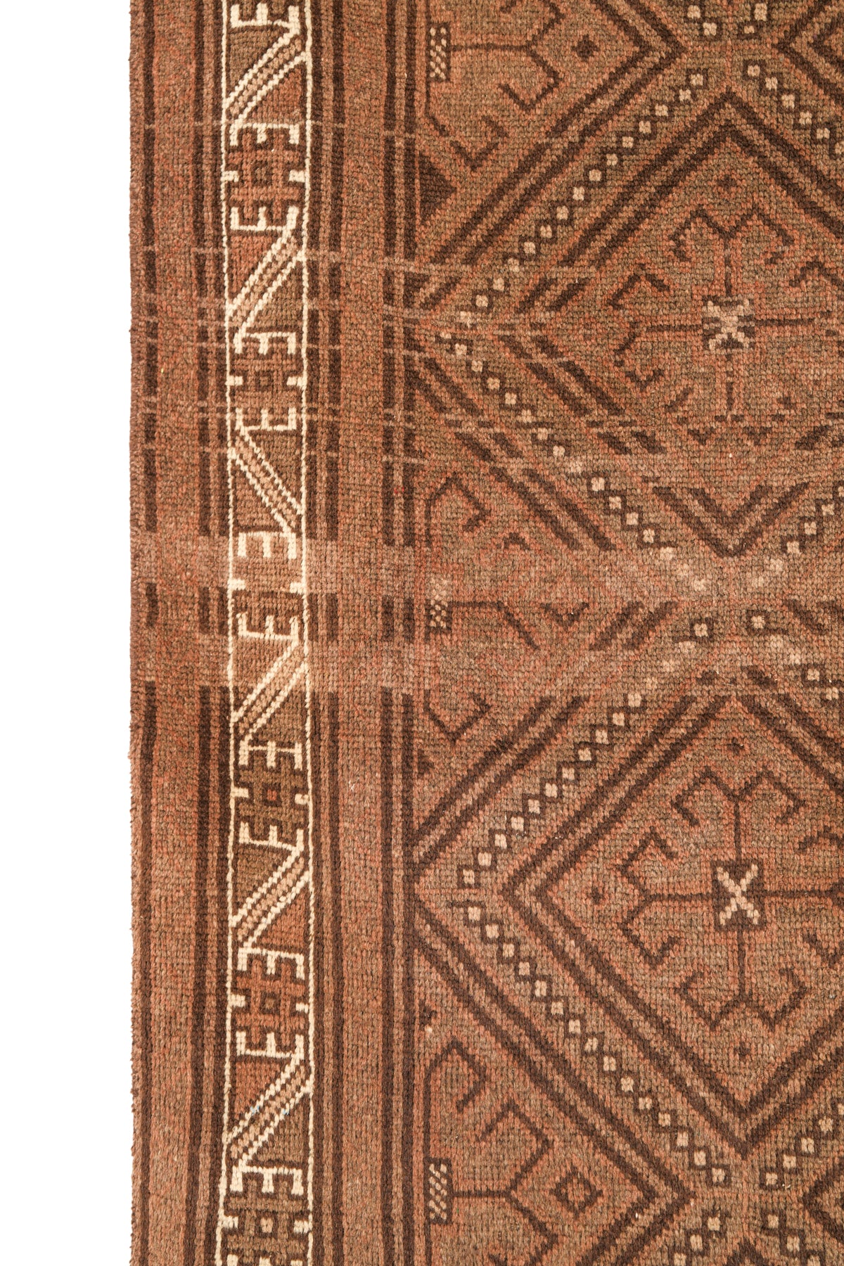 Vintage Turkmen Tribal Rug 7'6" x 5'