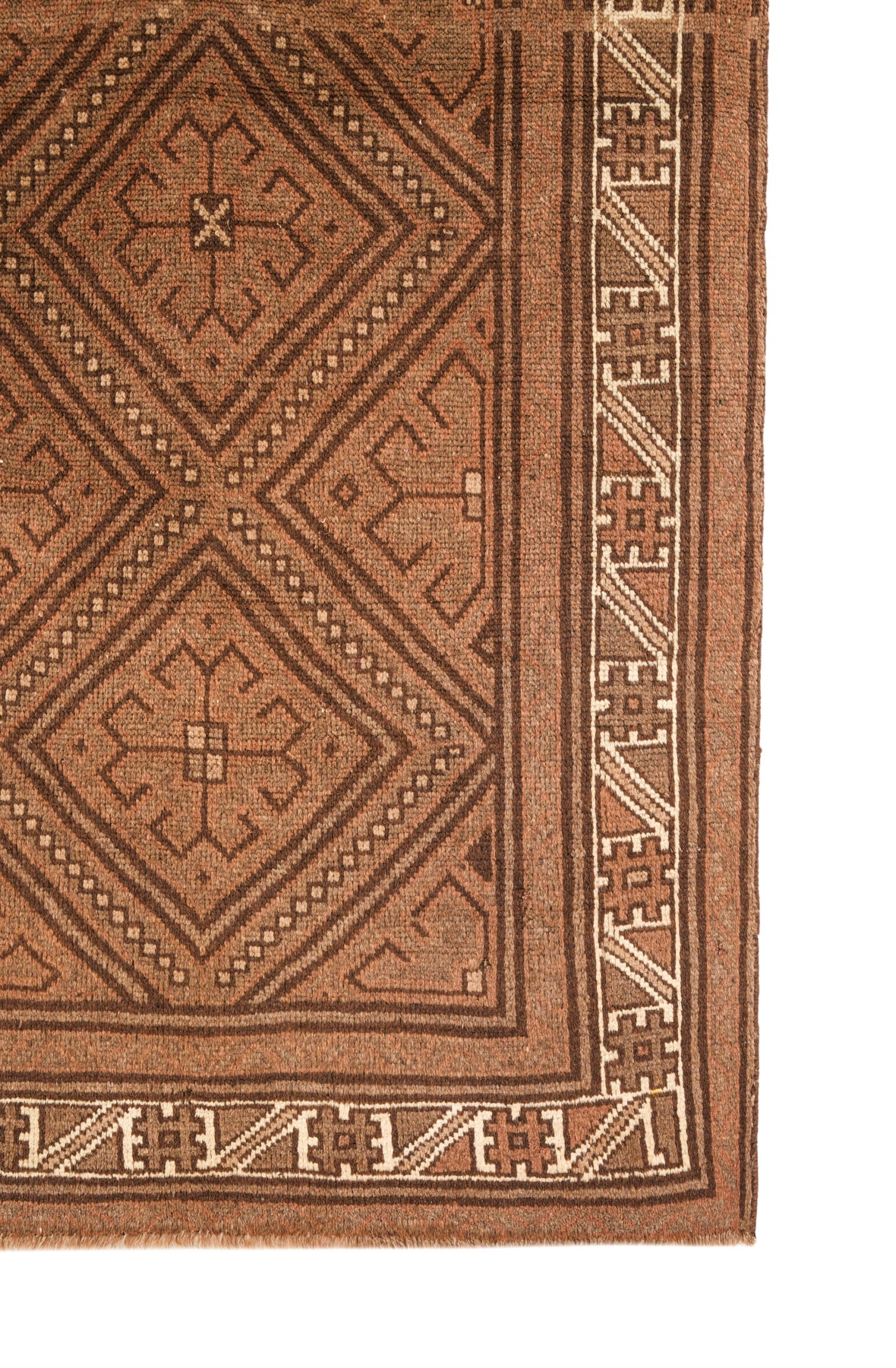 Vintage Turkmen Tribal Rug 7'6" x 5'
