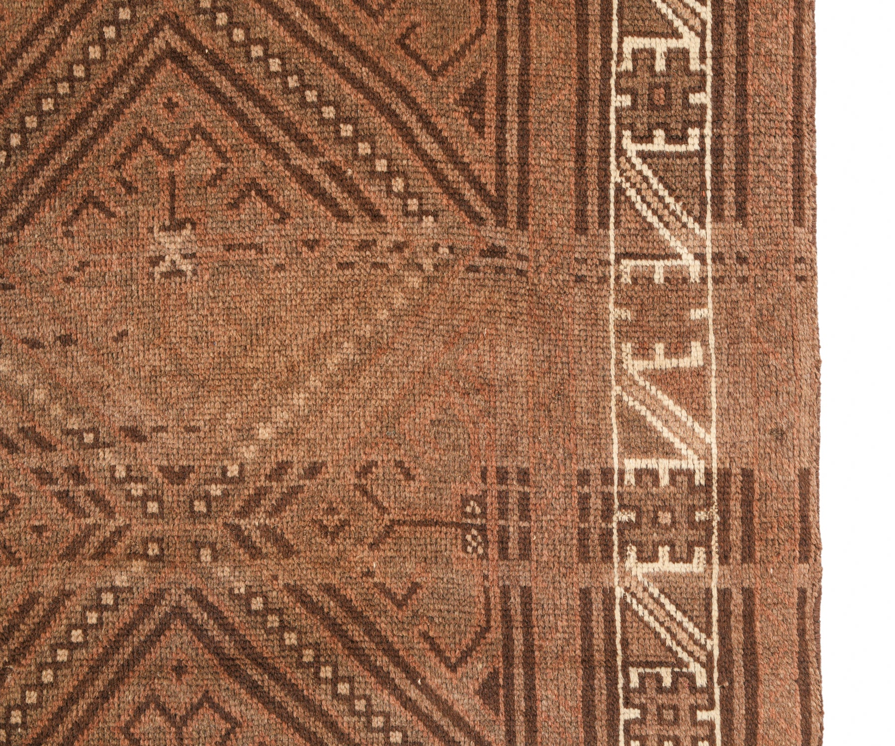 Vintage Turkmen Tribal Rug 7'6" x 5'