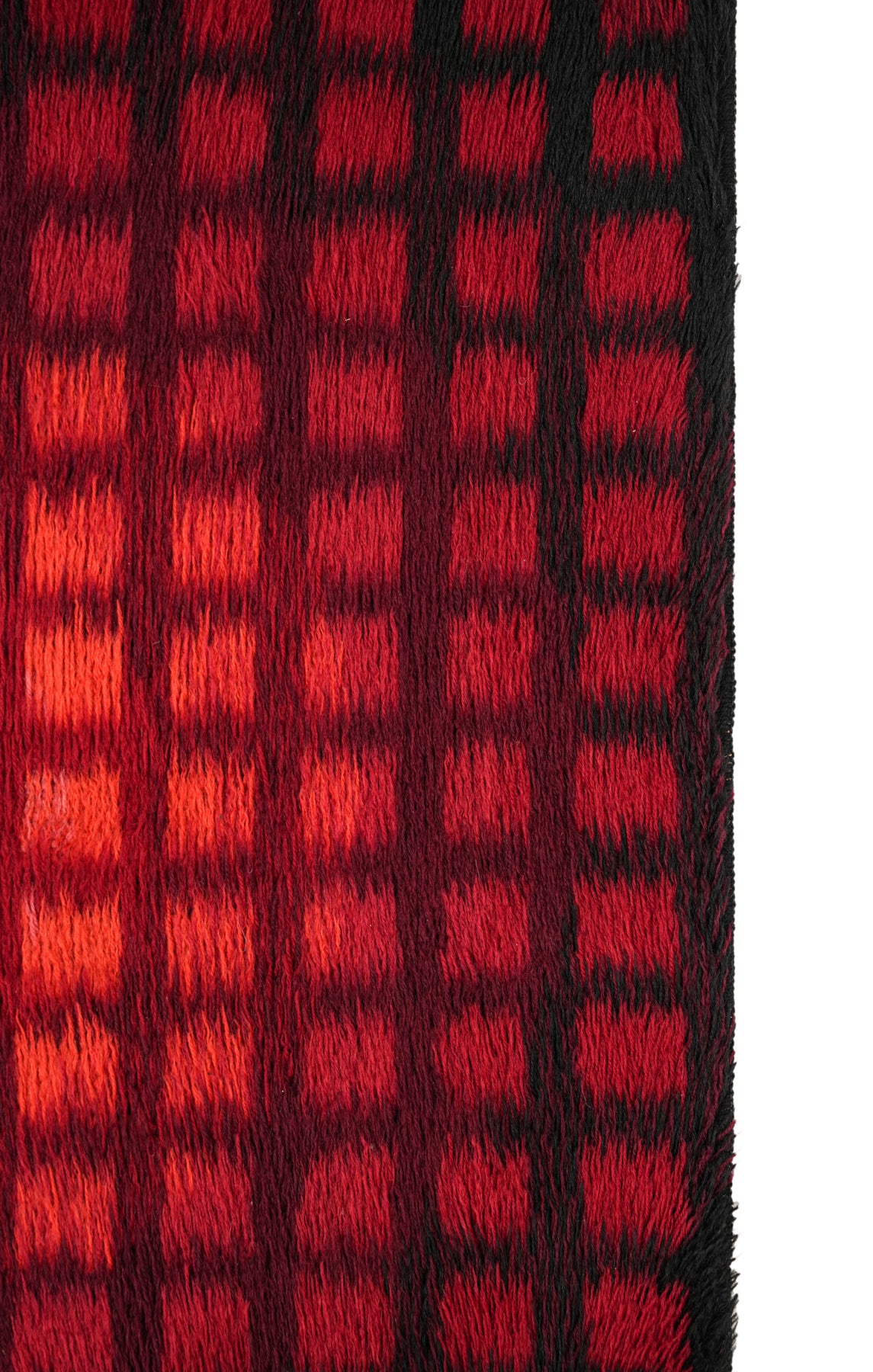 Vintage Scandinavian Rya Rug 5'4" X 3'
