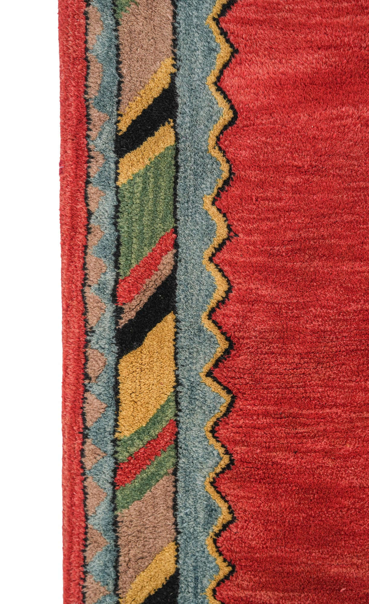 Vintage German Hook Rug 4'10" X 3'1"