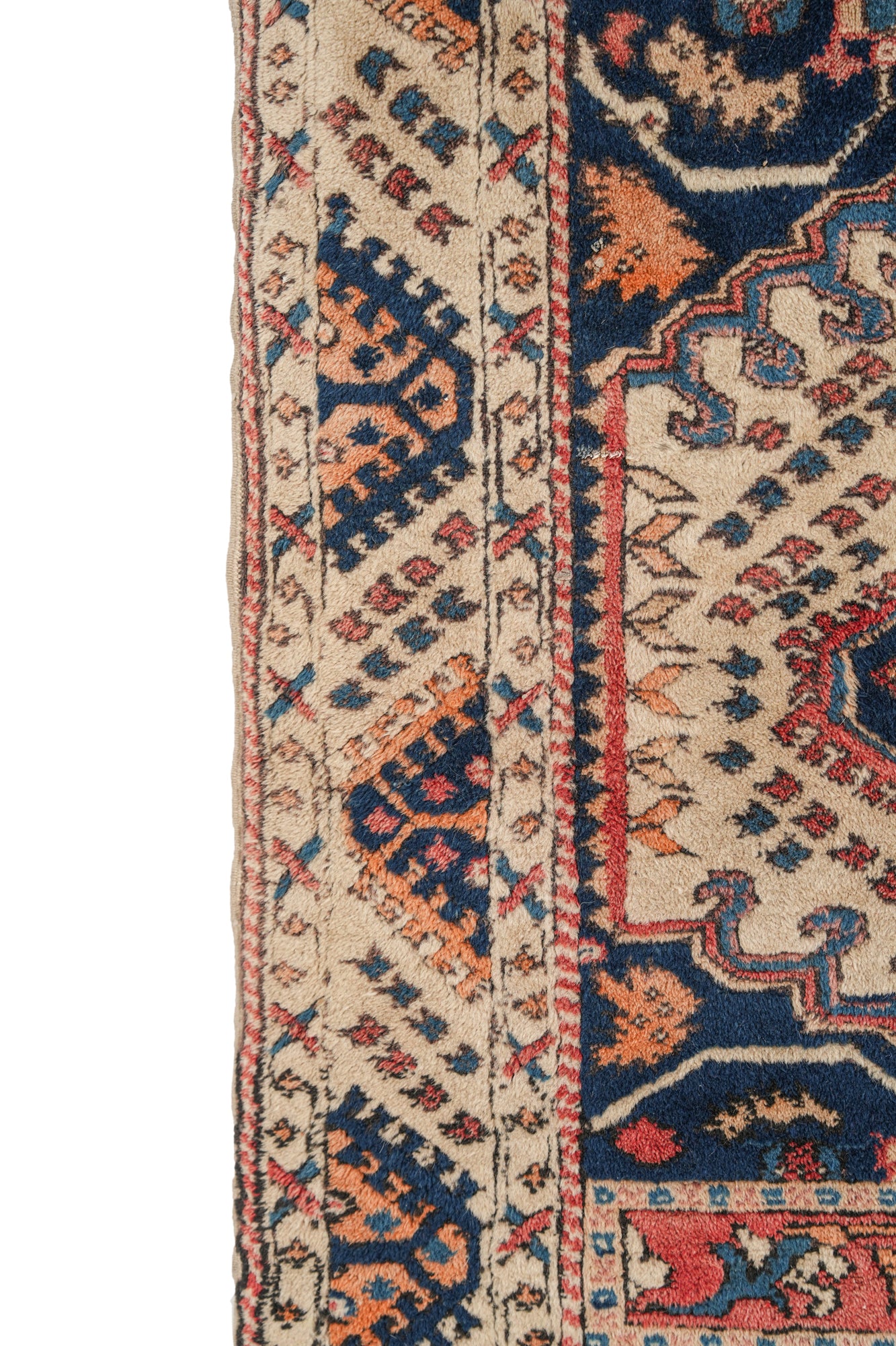 Vintage Turkish KAZAK Rug 3'8" x 2'5"