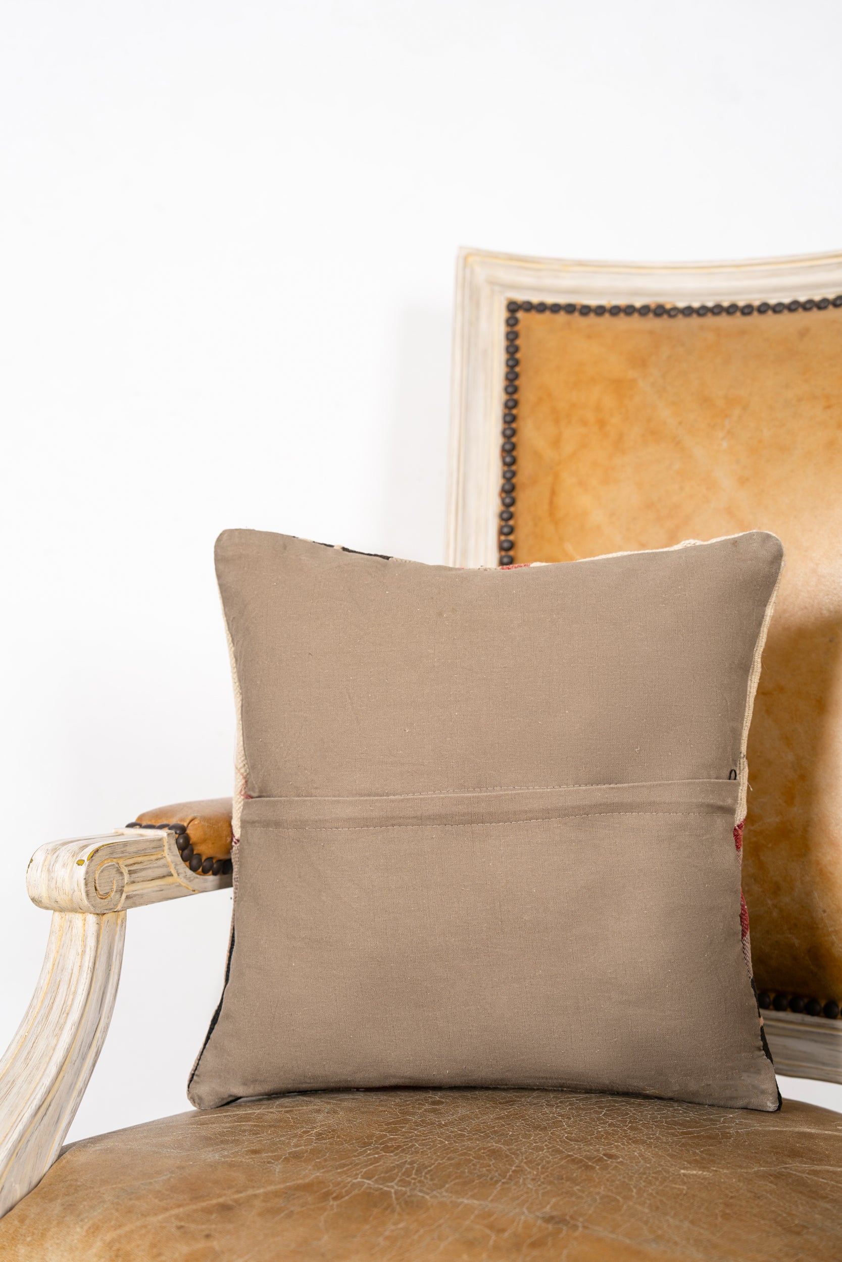 Vintage Turkish Kilim Cushion 1'4" X 1'4"