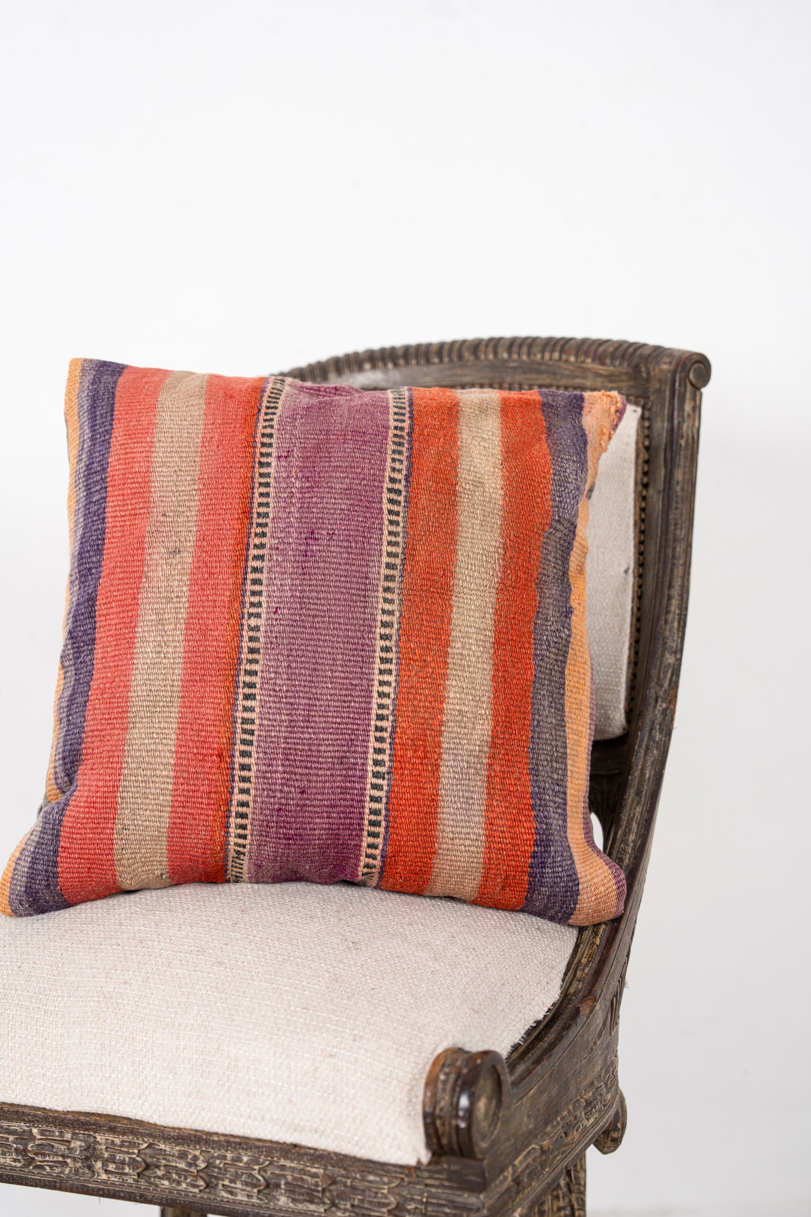 Vintage Anatolian Kilim cushion 1'6" x 1'6"