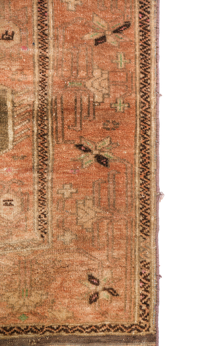 Vintage Tribal Baloch Rug 4'10" x 3'2"