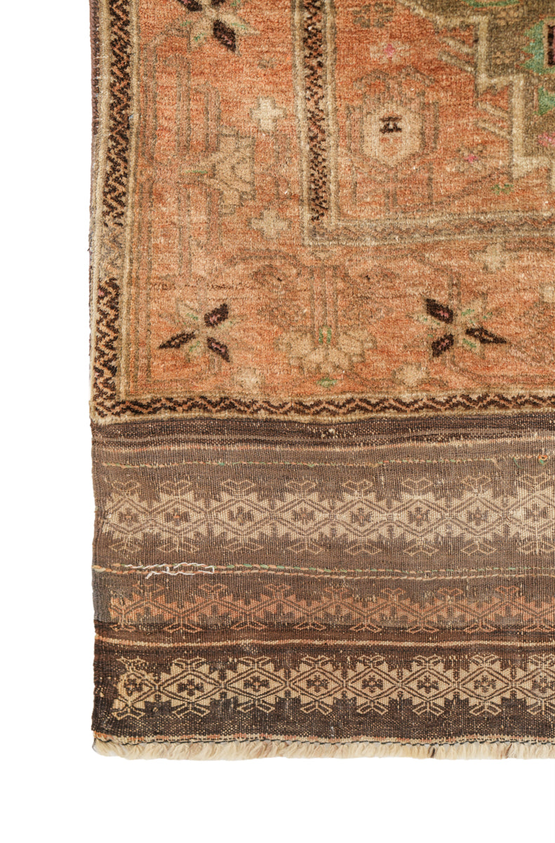 Vintage Tribal Baloch Rug 4'10" x 3'2"