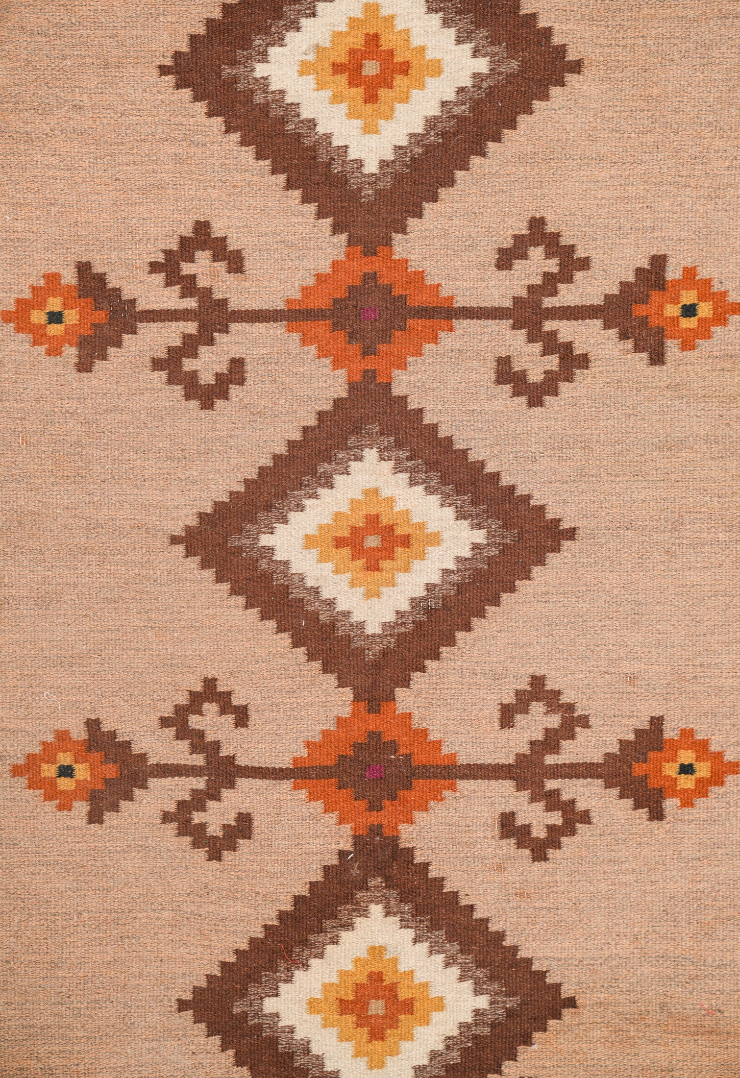 Vintage Scandinavian Kilim 6' X 2'7"