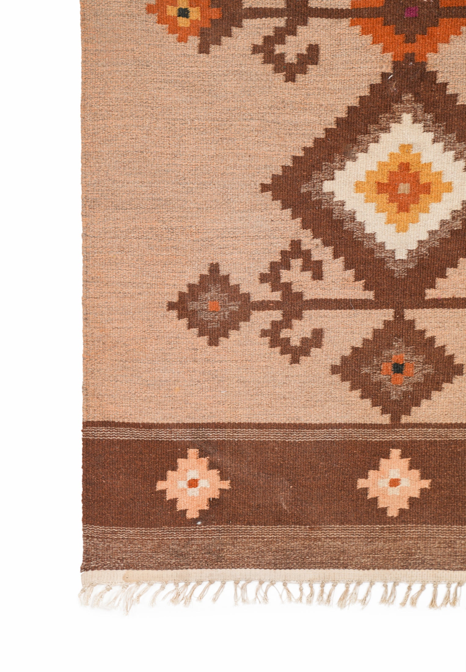 Vintage Scandinavian Kilim 6' X 2'7"
