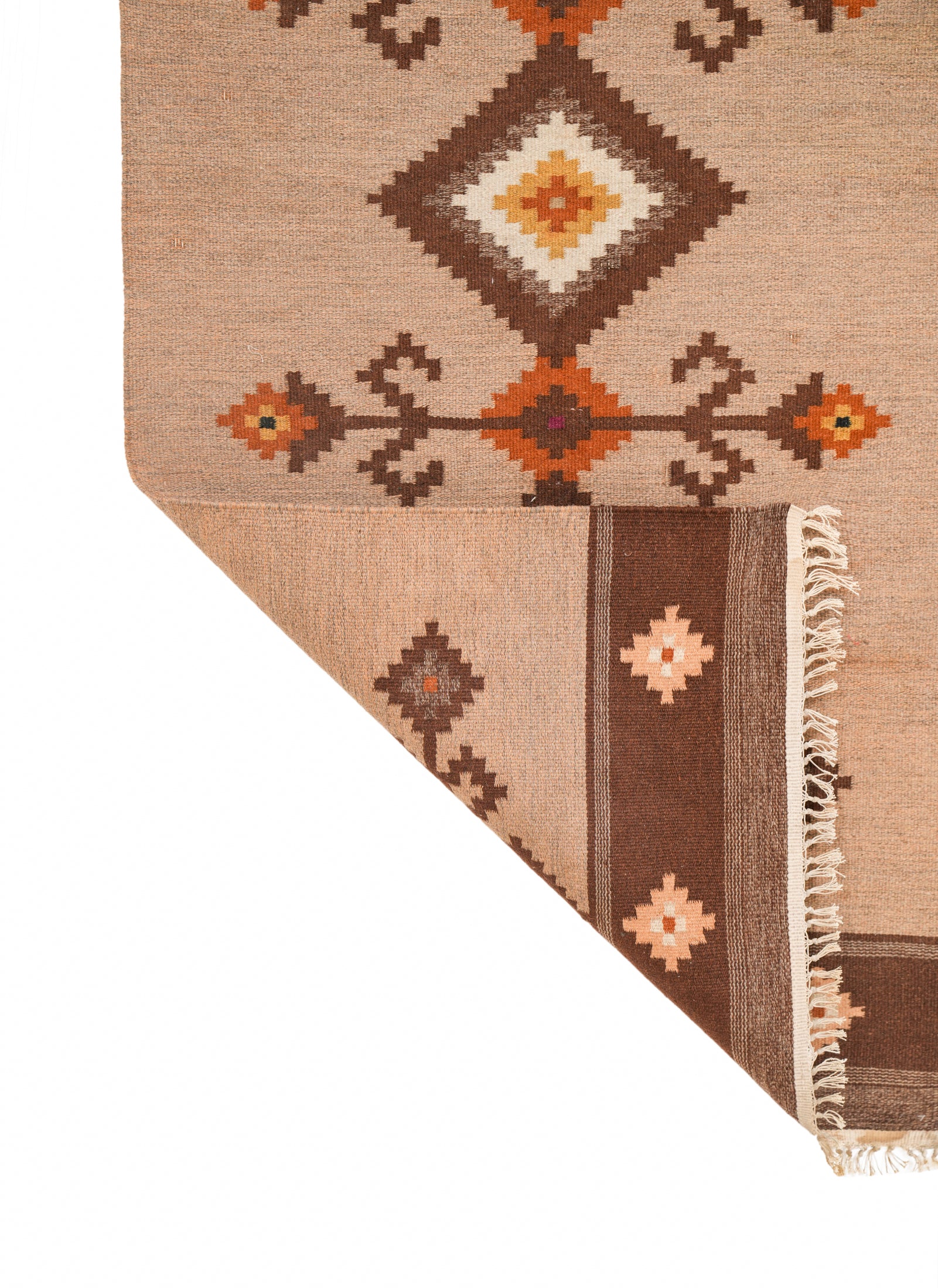 Vintage Scandinavian Kilim 6' X 2'7"