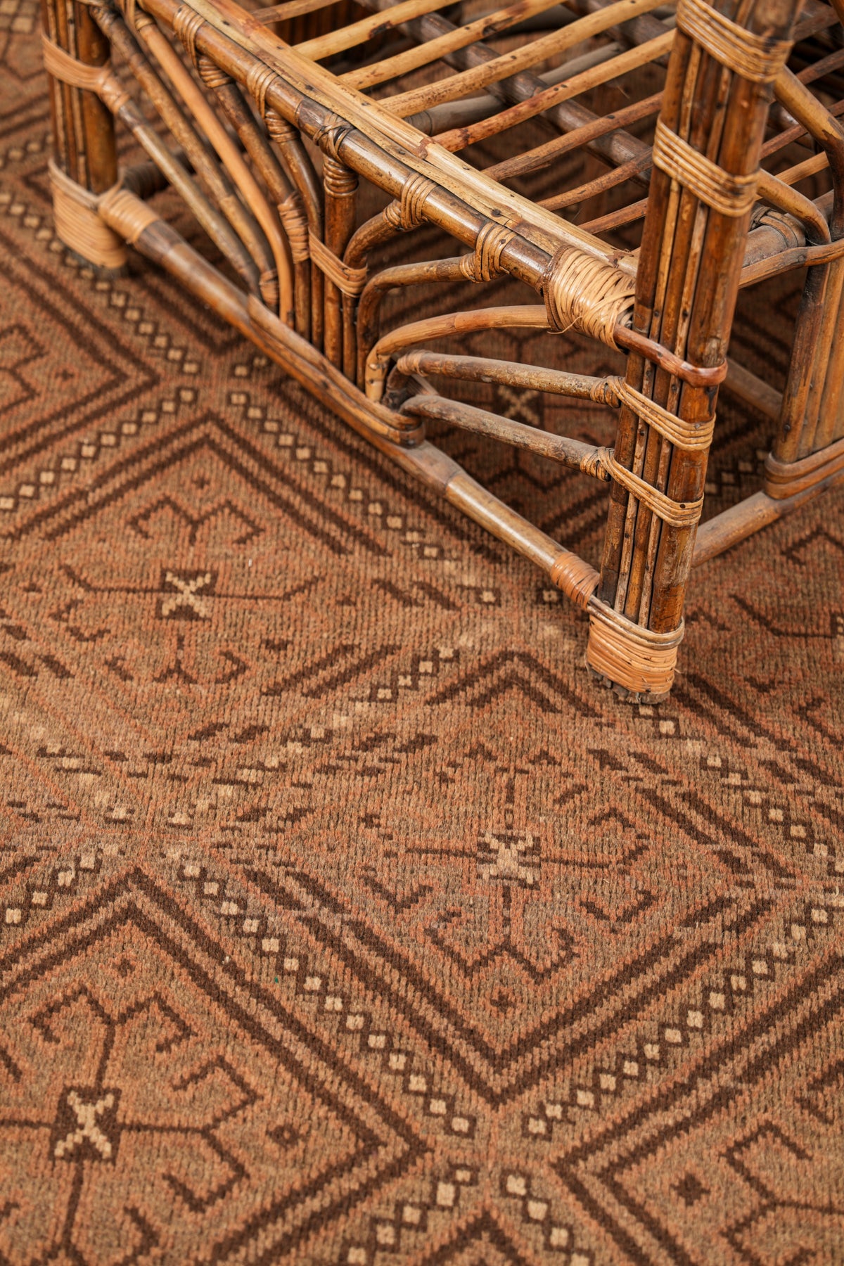 Vintage Turkmen Tribal Rug 7'6" x 5'