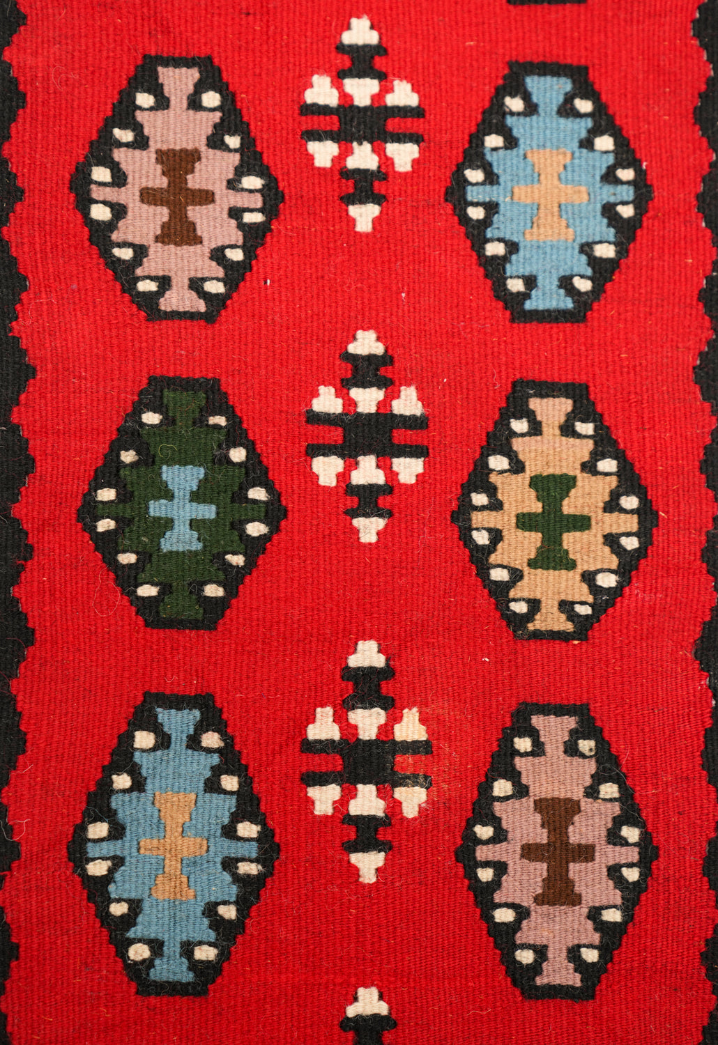 Vintage East European kilim 3'4" x 1'2"