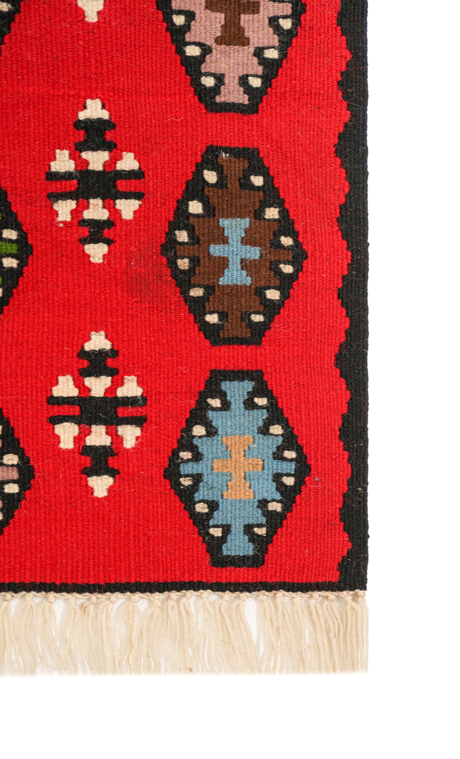 Vintage East European kilim 3'4" x 1'2"