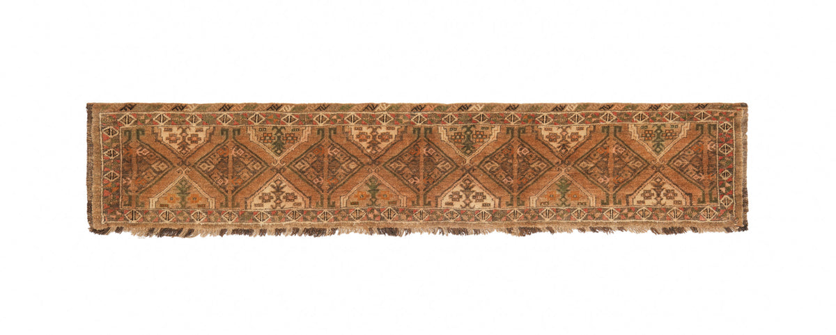 Vintage Turkmen Torba Rug 5'10" x 1'5"