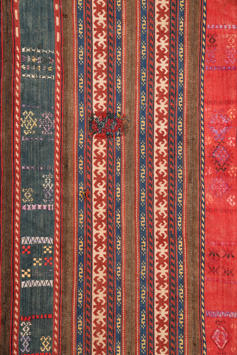 Antique Caucasian Textile Fragment 4'10" x 2'