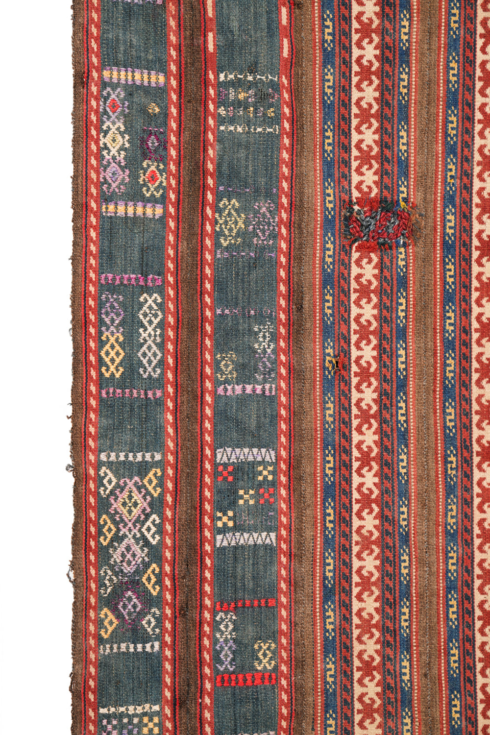 Antique Caucasian Textile Fragment 4'10" x 2'